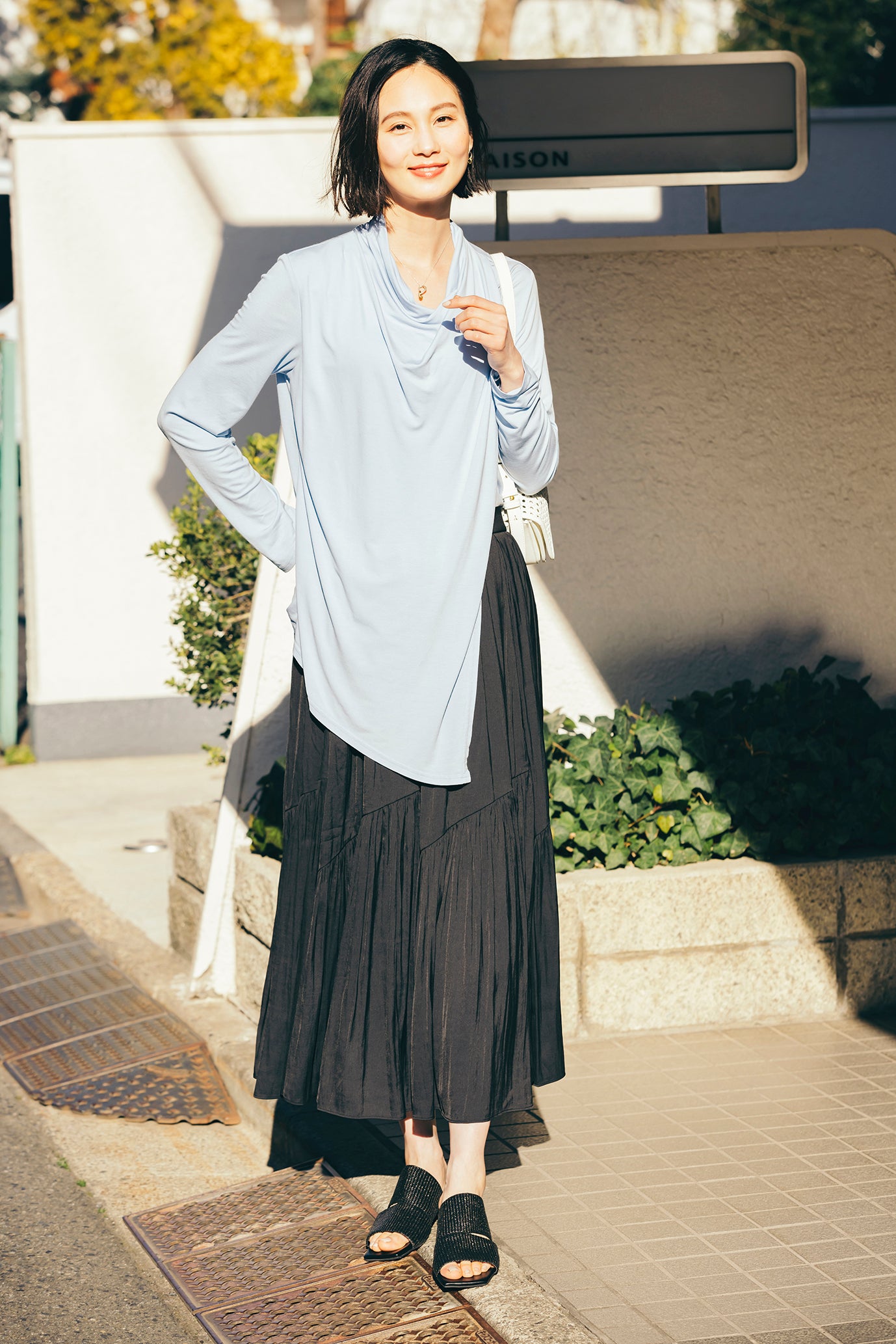 フロントレイヤードカットソートップ NS-190