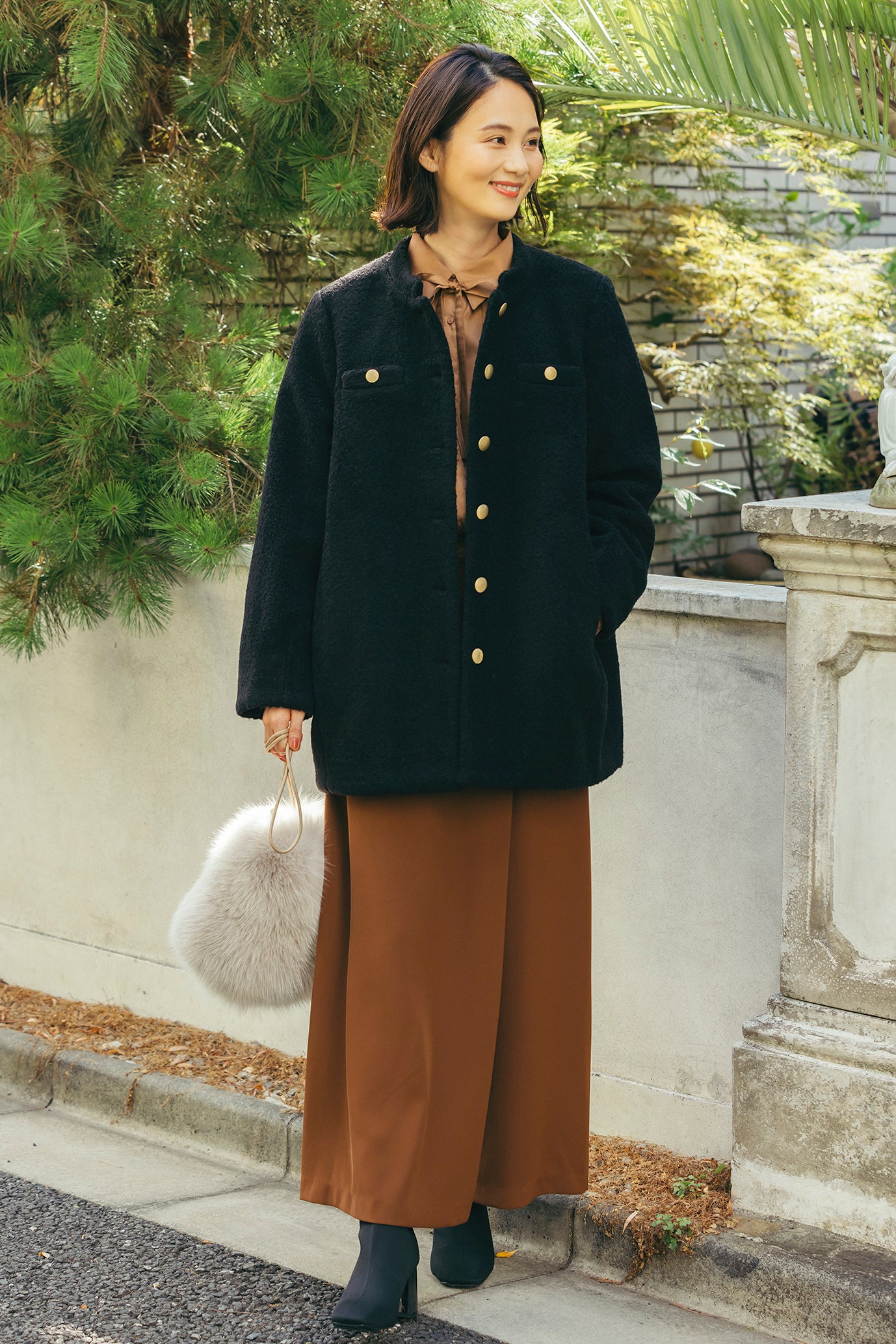 レイヤードワイドパンツ NS-161