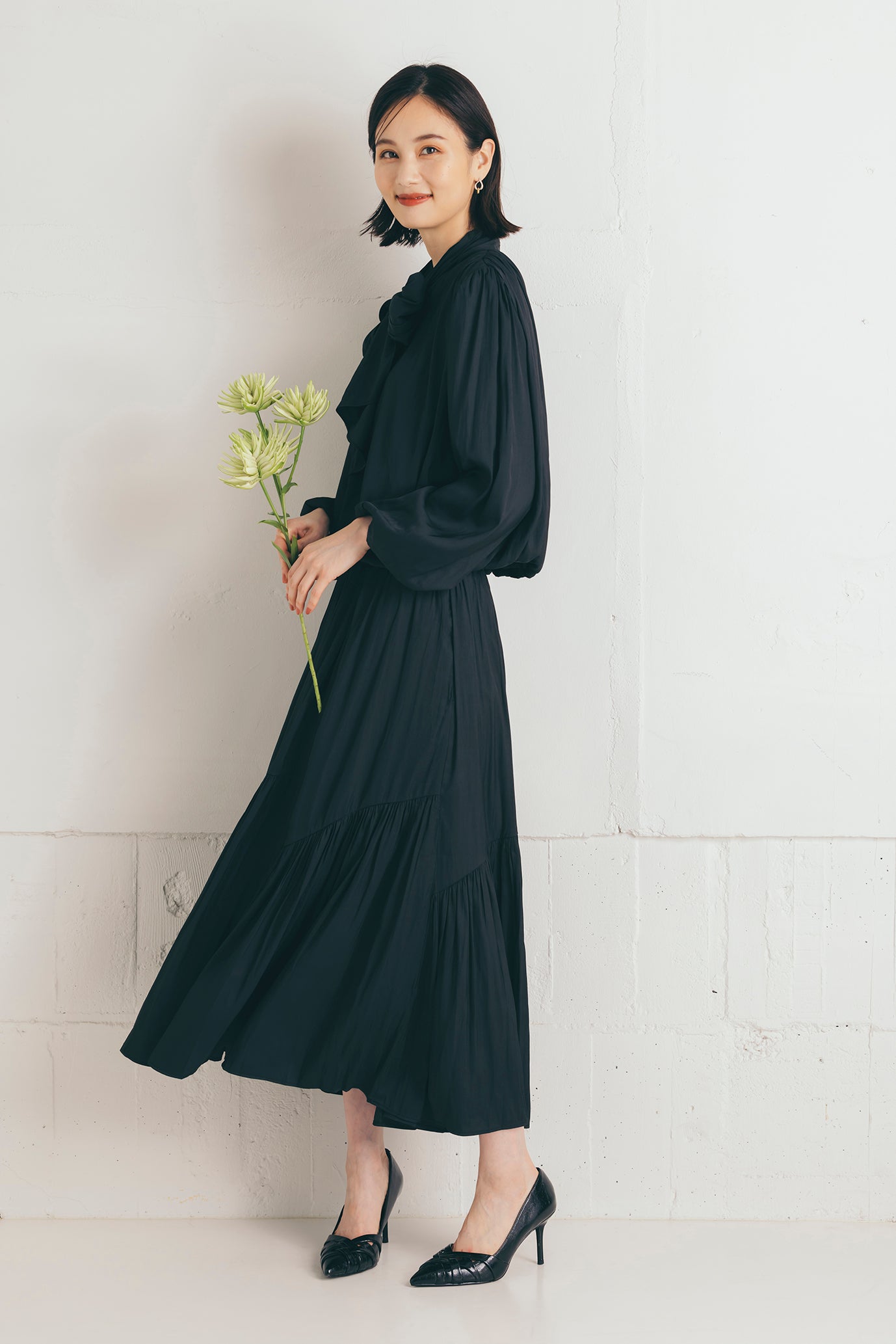 イレギュラーティアードスカート NS-142