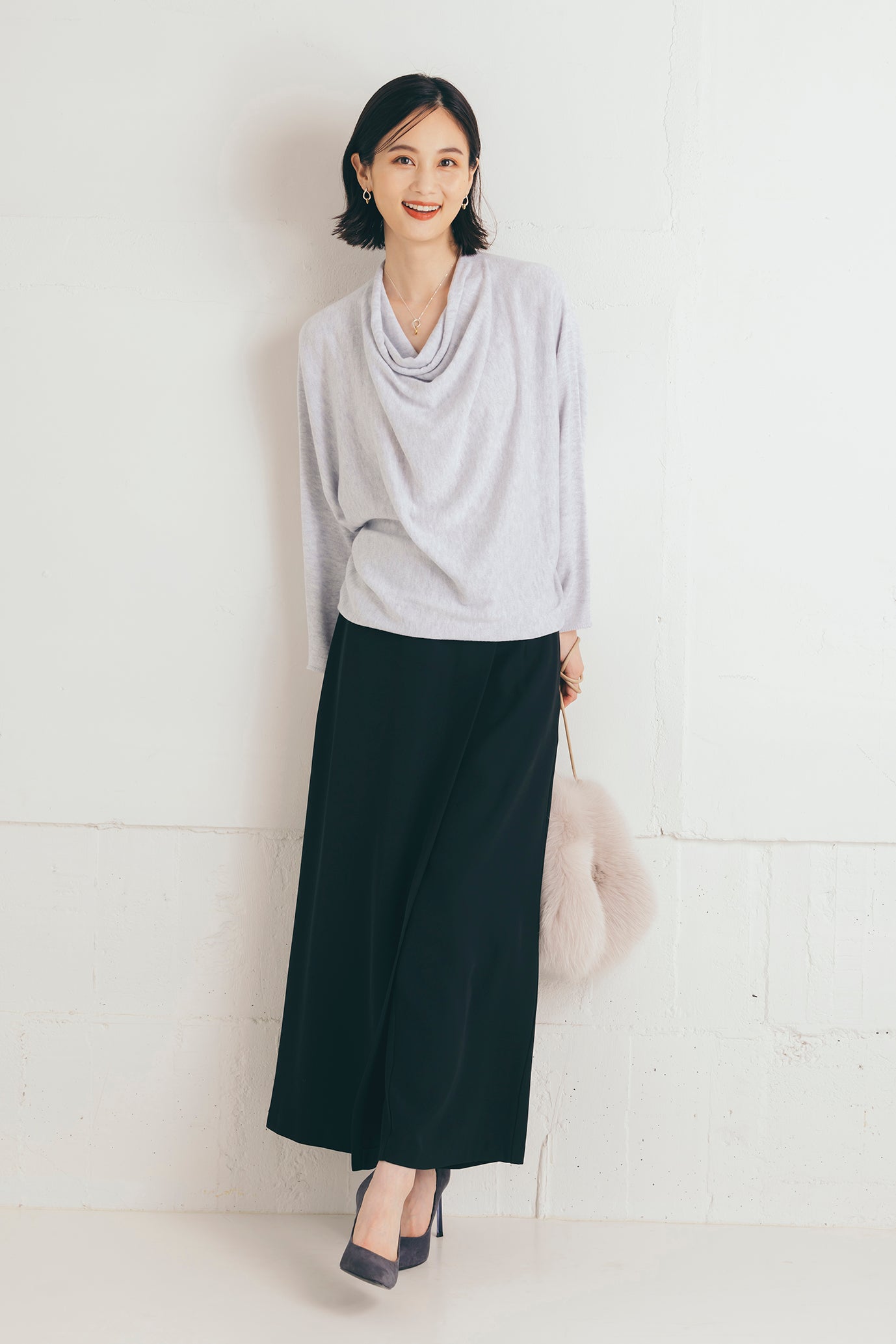 レイヤードワイドパンツ NS-161