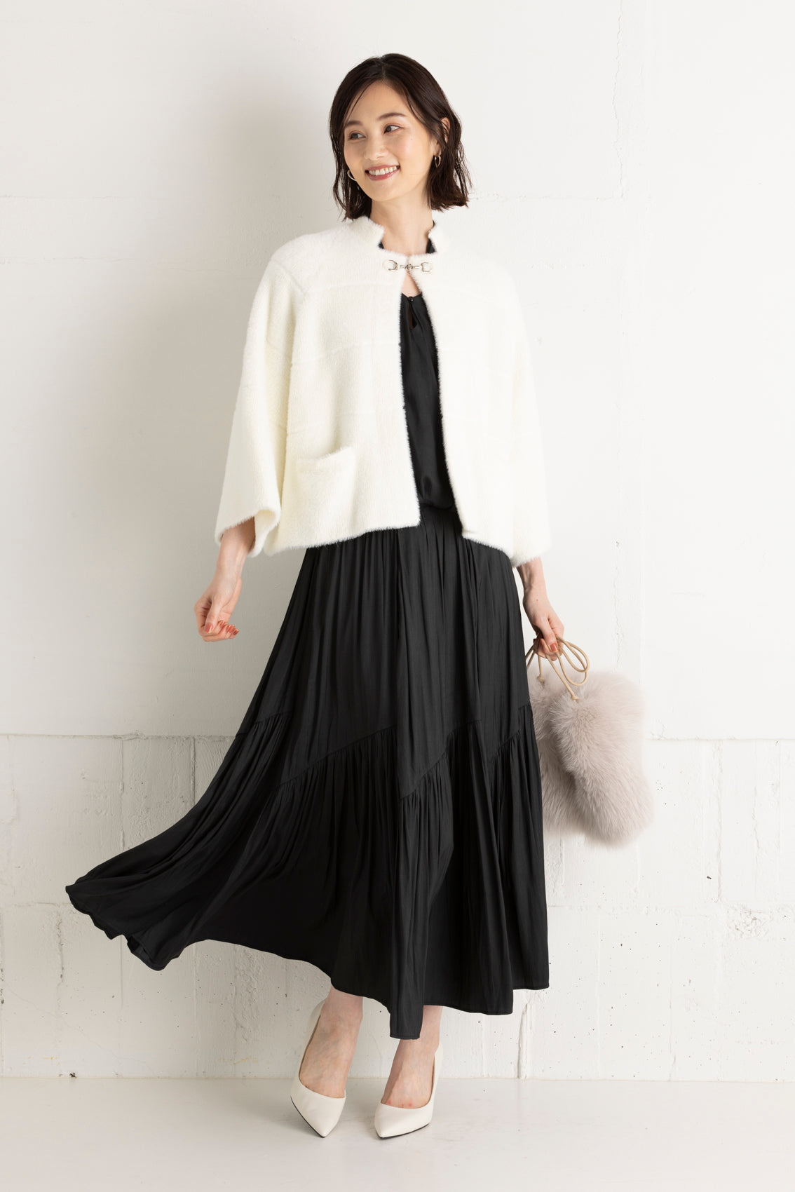 イレギュラーティアードスカート NS-142