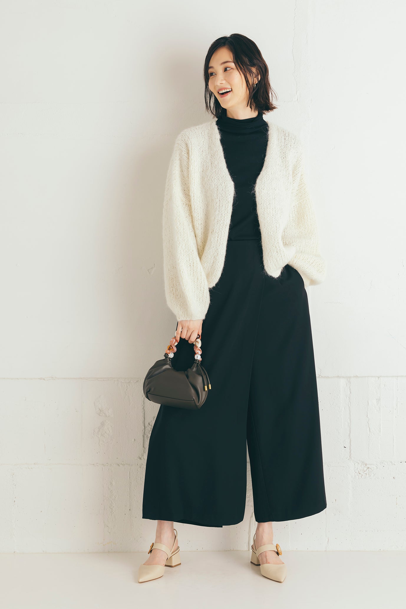 レイヤードワイドパンツ NS-161