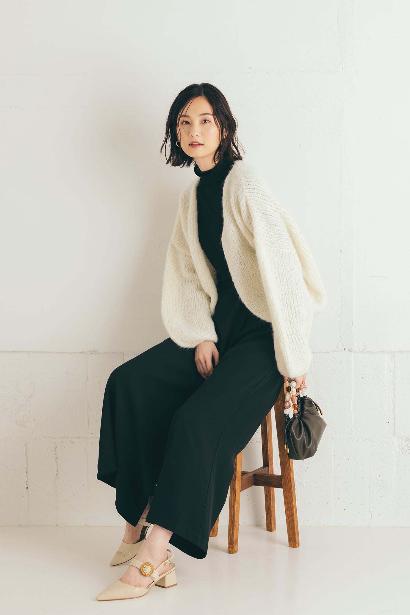 レイヤードワイドパンツ NS-161