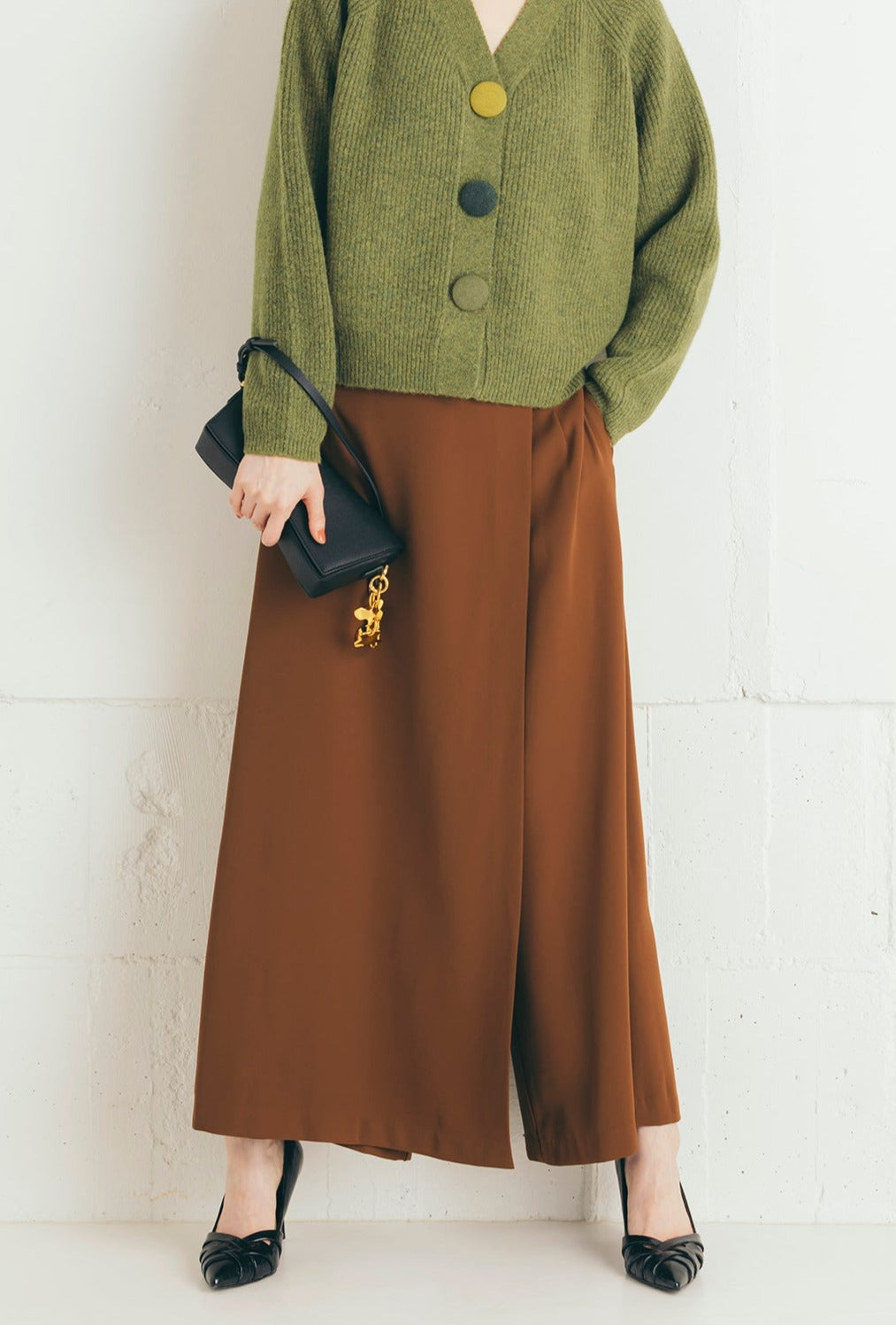 レイヤードワイドパンツ NS-161