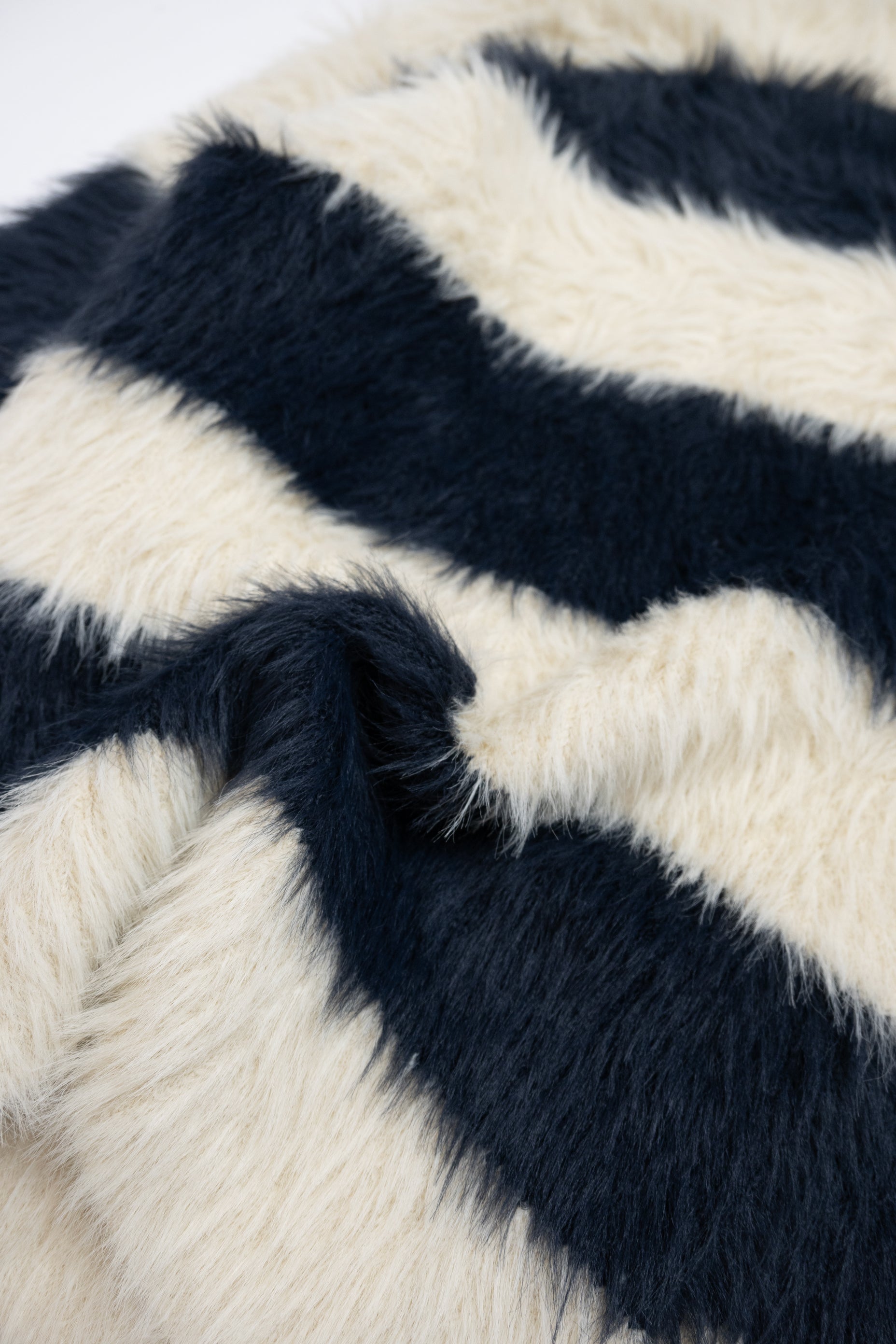 シャギーボーダーニットジャケット NS-254