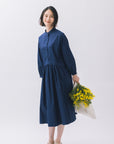ウエスト切り替えコットンワンピース NS-212