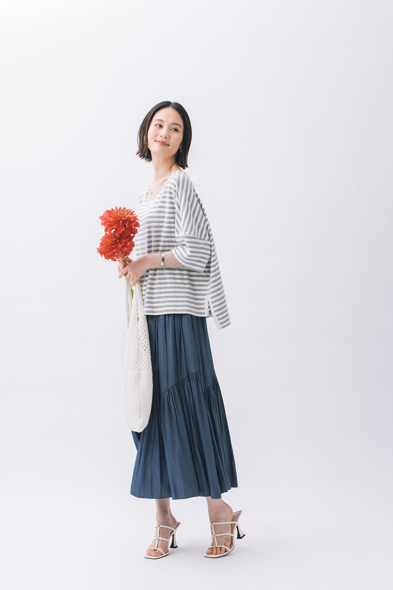 切り替えニットバッグ NS-219