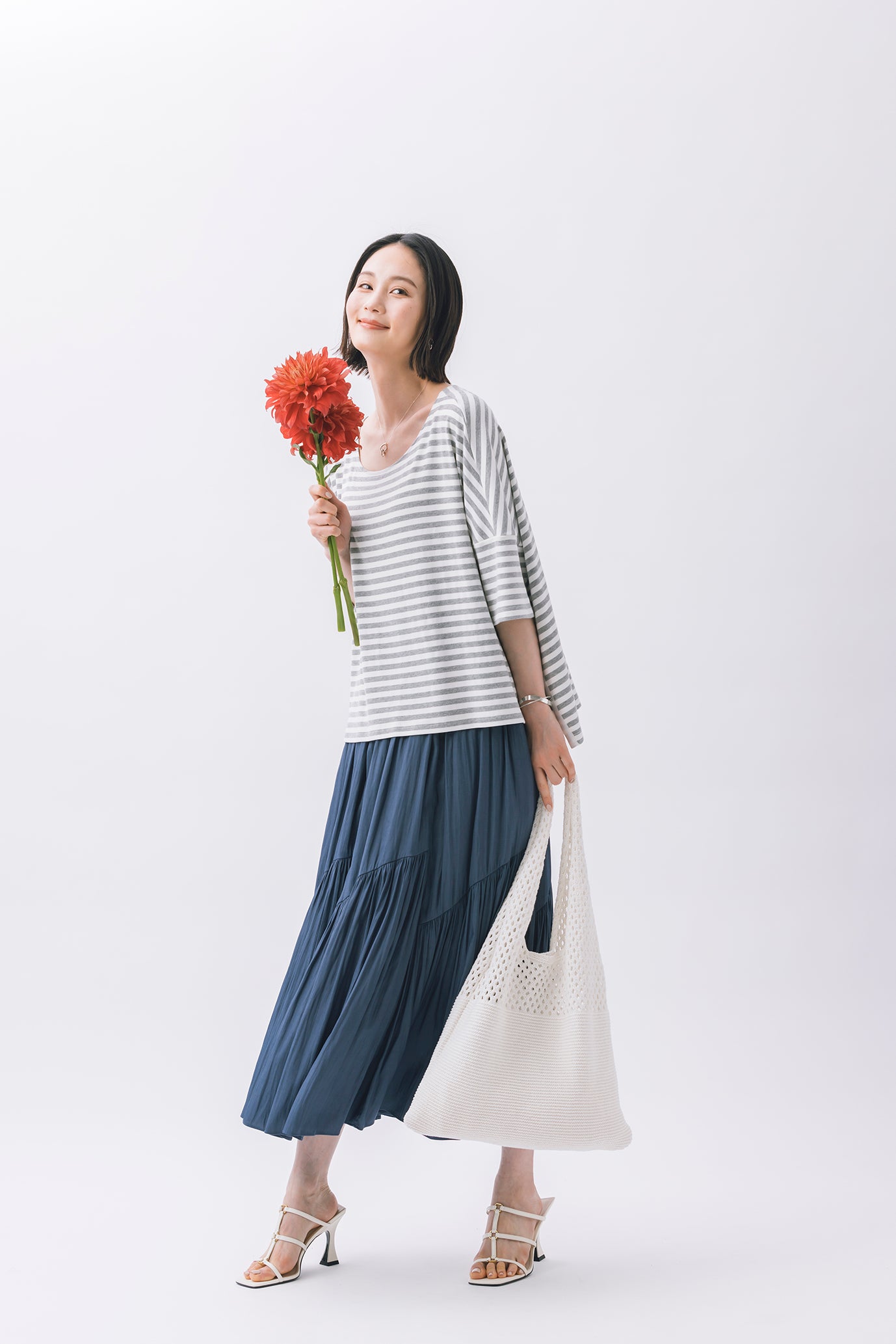 切り替えニットバッグ NS-219