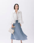 フロントレイヤードプリーツスカート NS-203