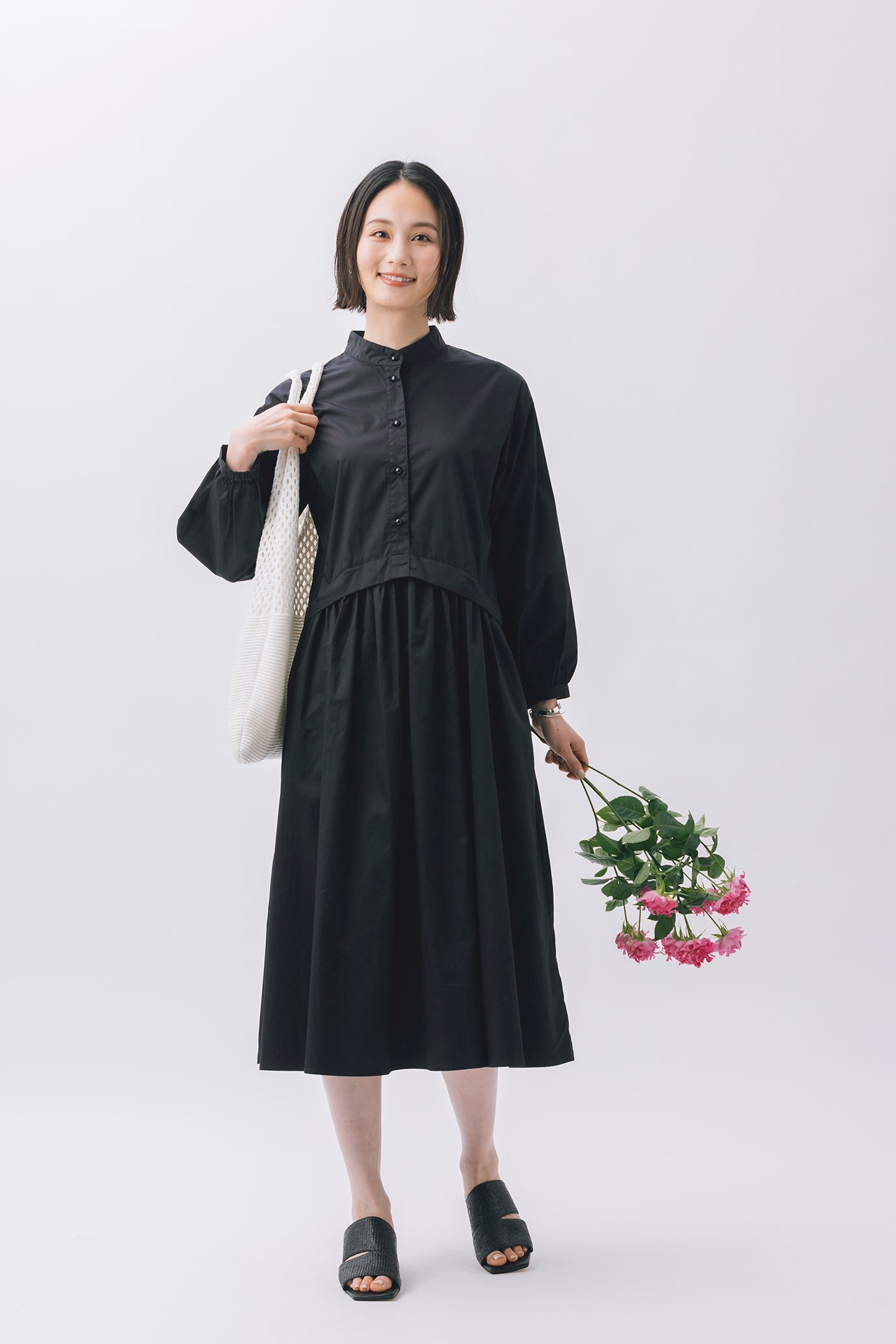 切り替えニットバッグ NS-219