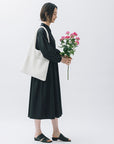 ウエスト切り替えコットンワンピース NS-212