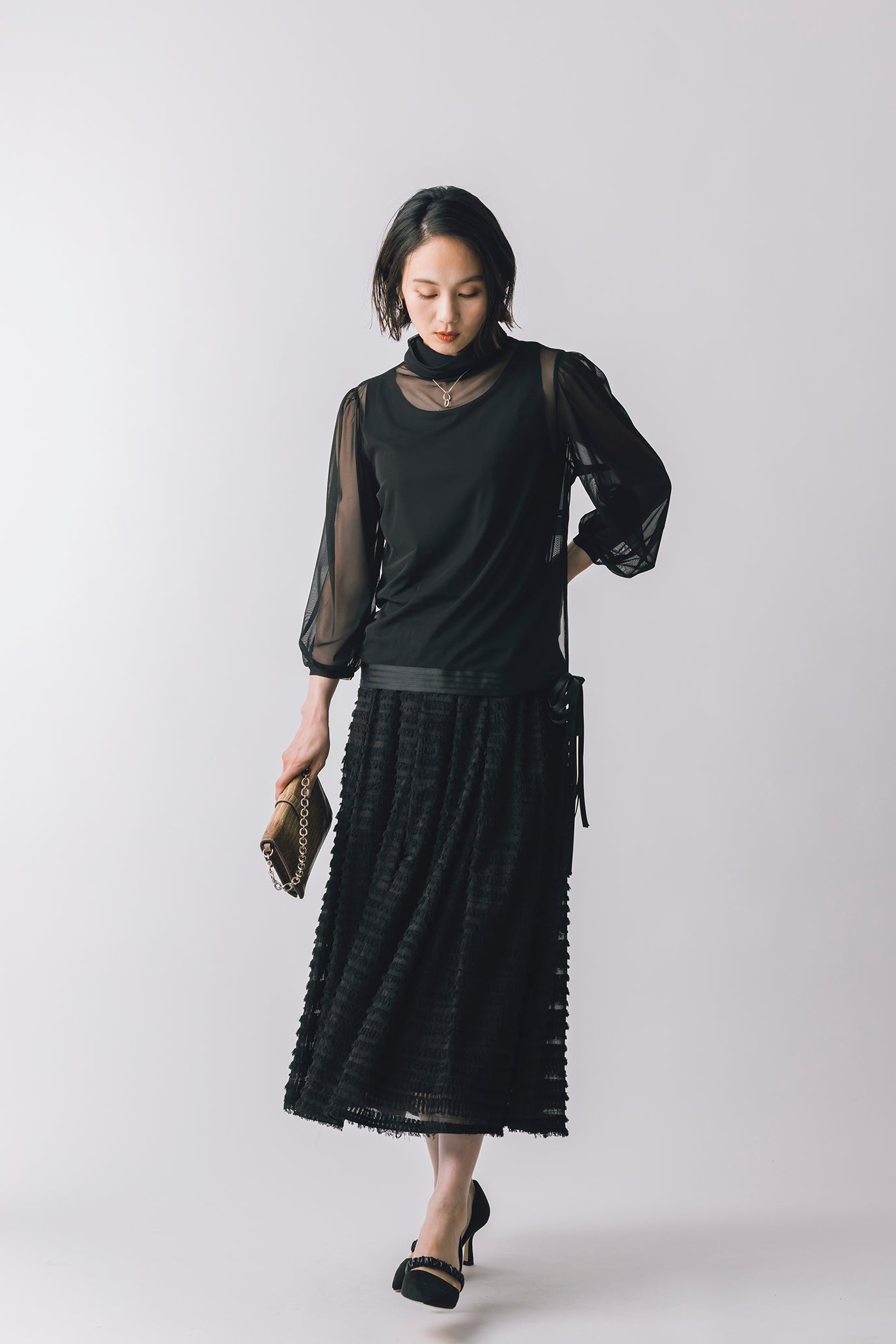 オフタートルメッシュトップ NS-191