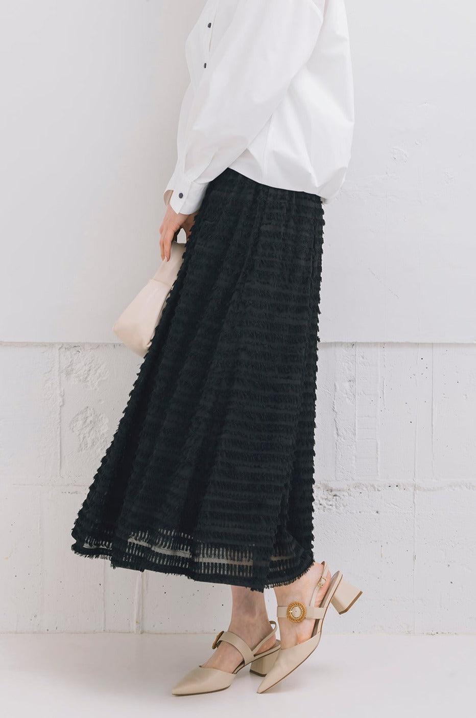 カットジャカードタックスカート NS-209