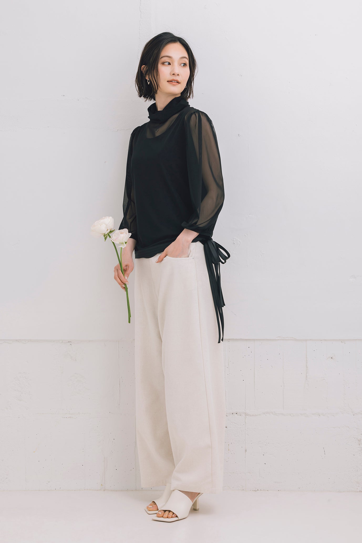 オフタートルメッシュトップ NS-191