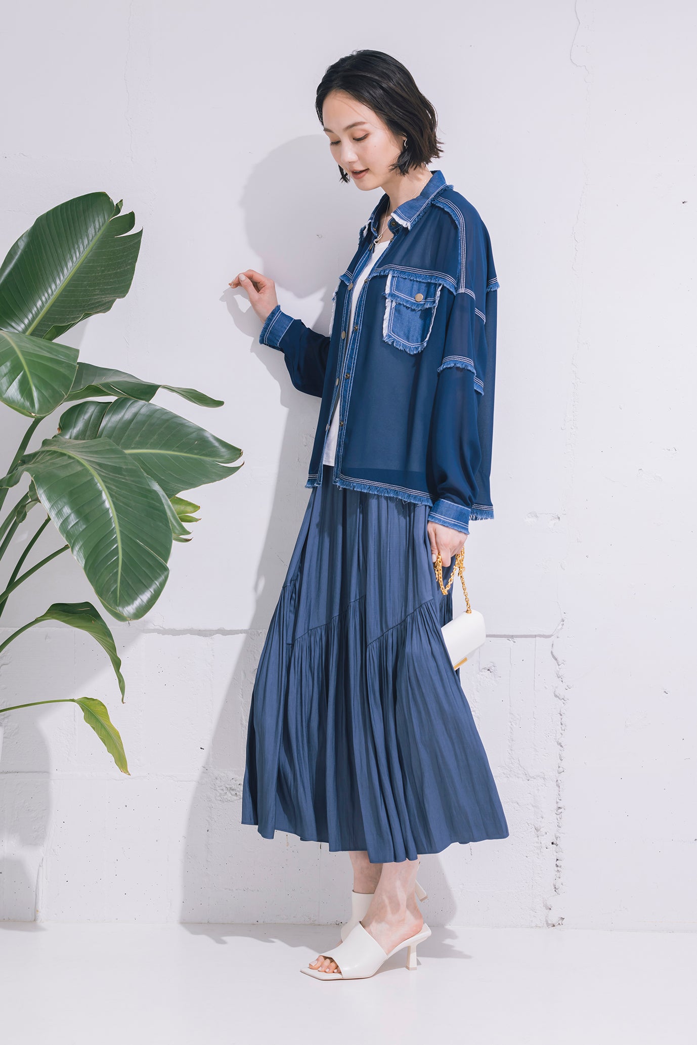 イレギュラーティアードスカート NS-142