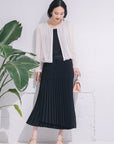 フロントレイヤードプリーツスカート NS-203