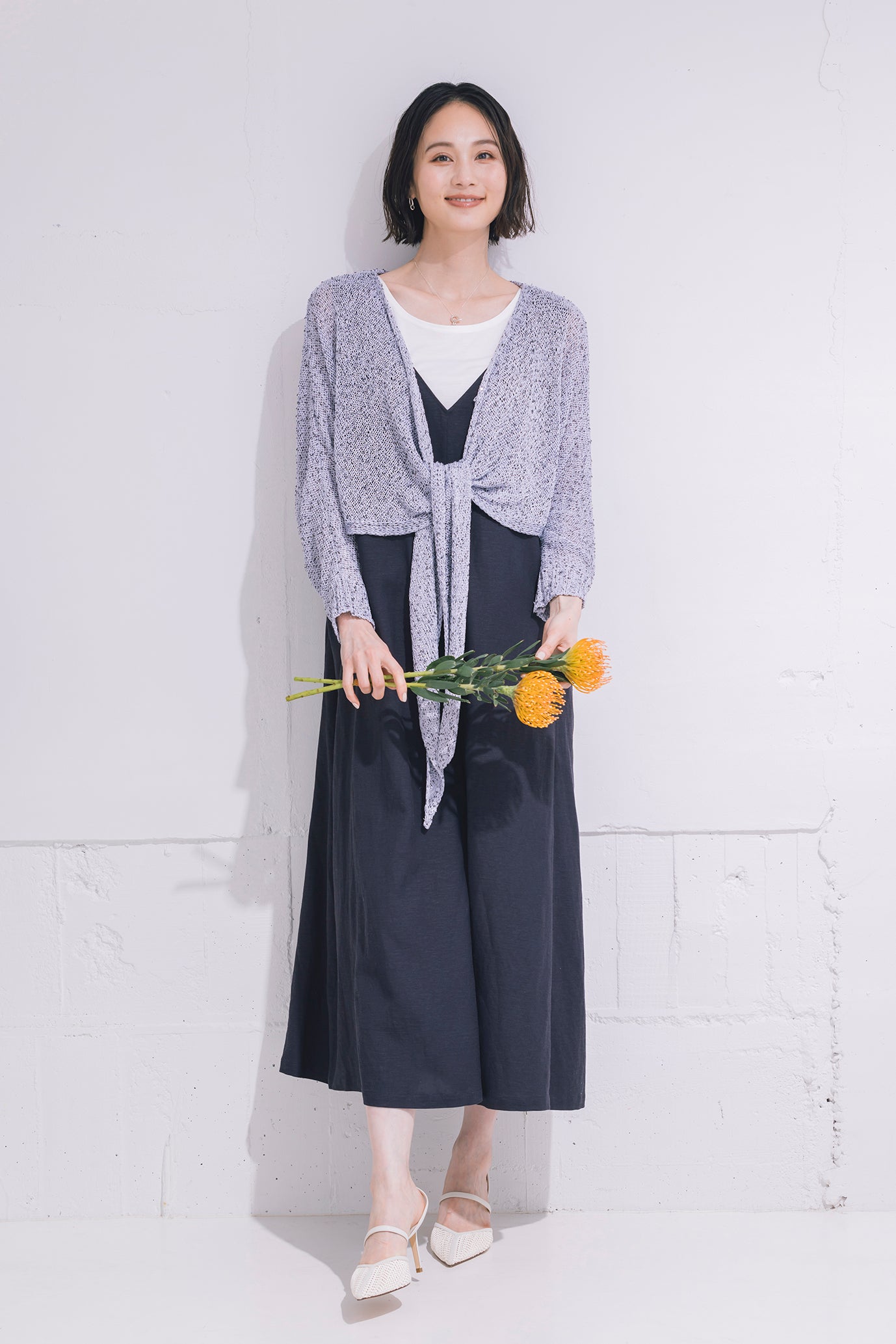 麻混オールインワン NS-202