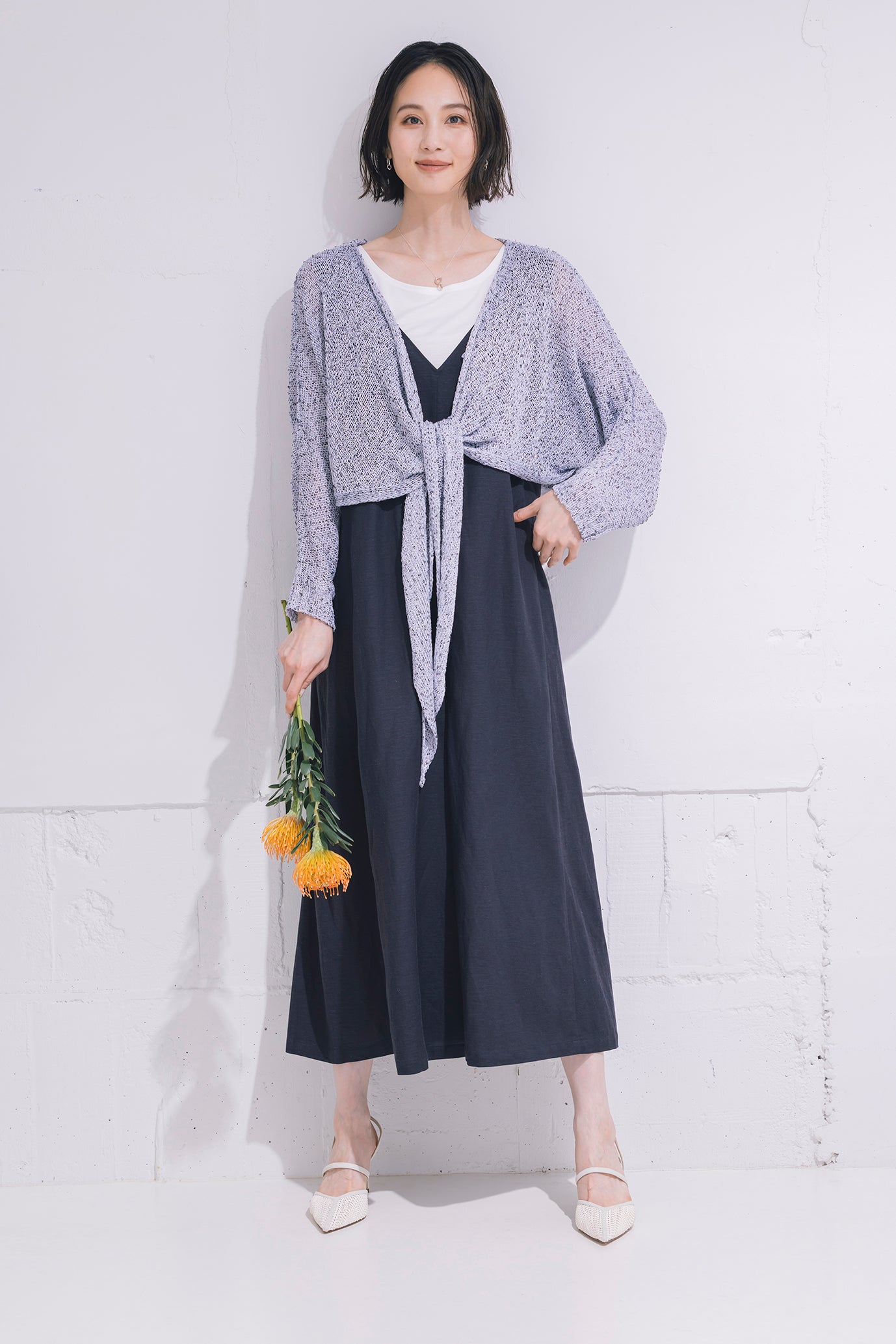 麻混オールインワン NS-202