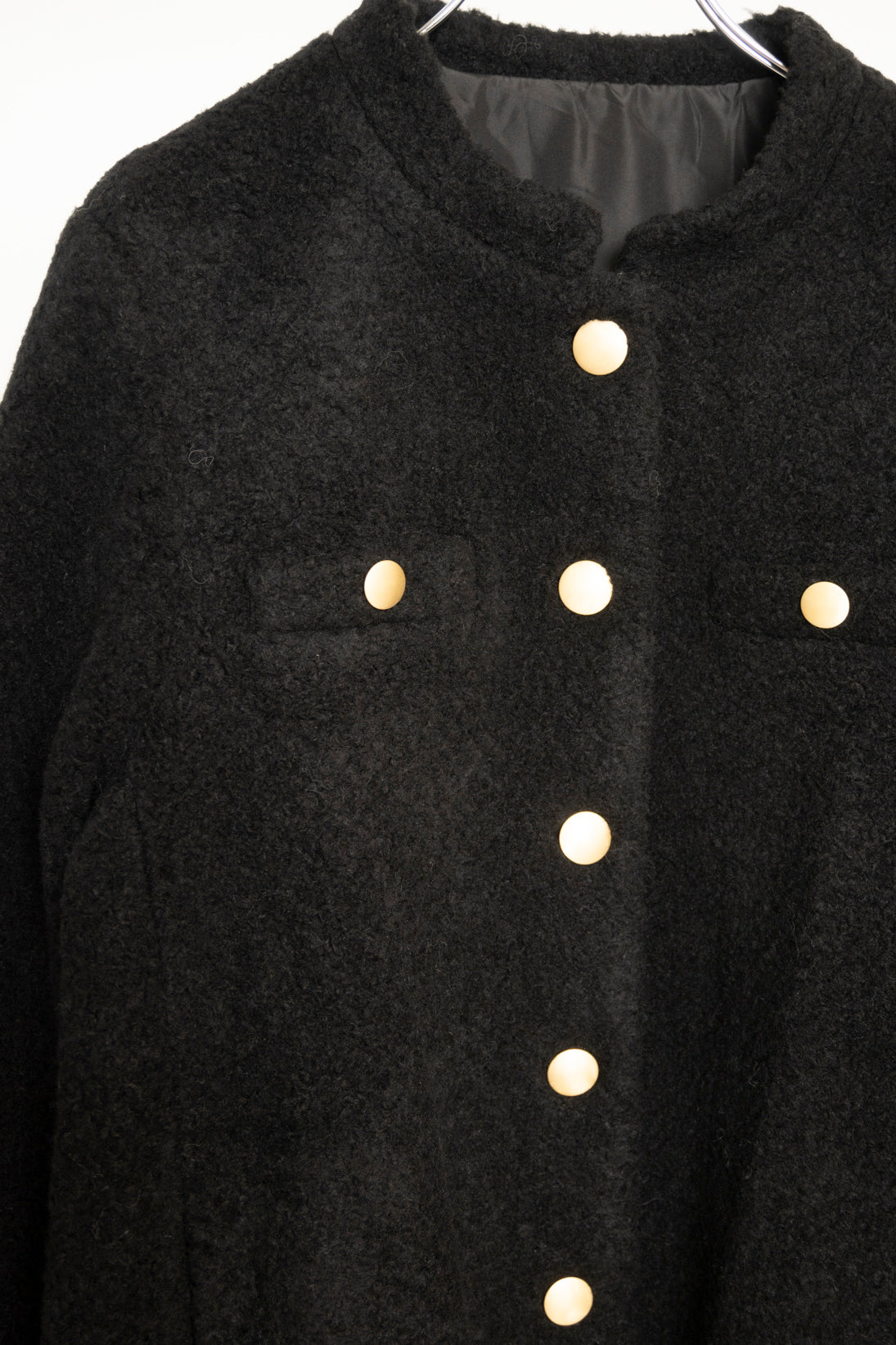 ウール混ボアコート NS-167