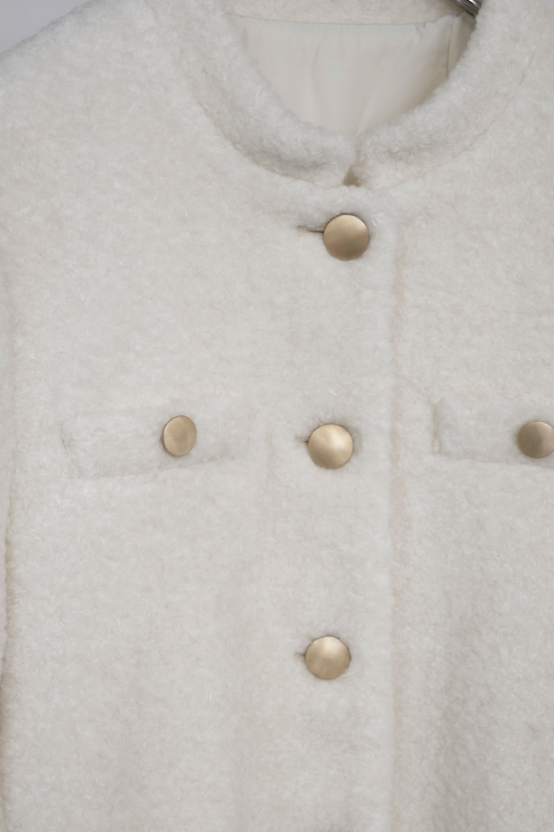 ウール混ボアコート NS-167