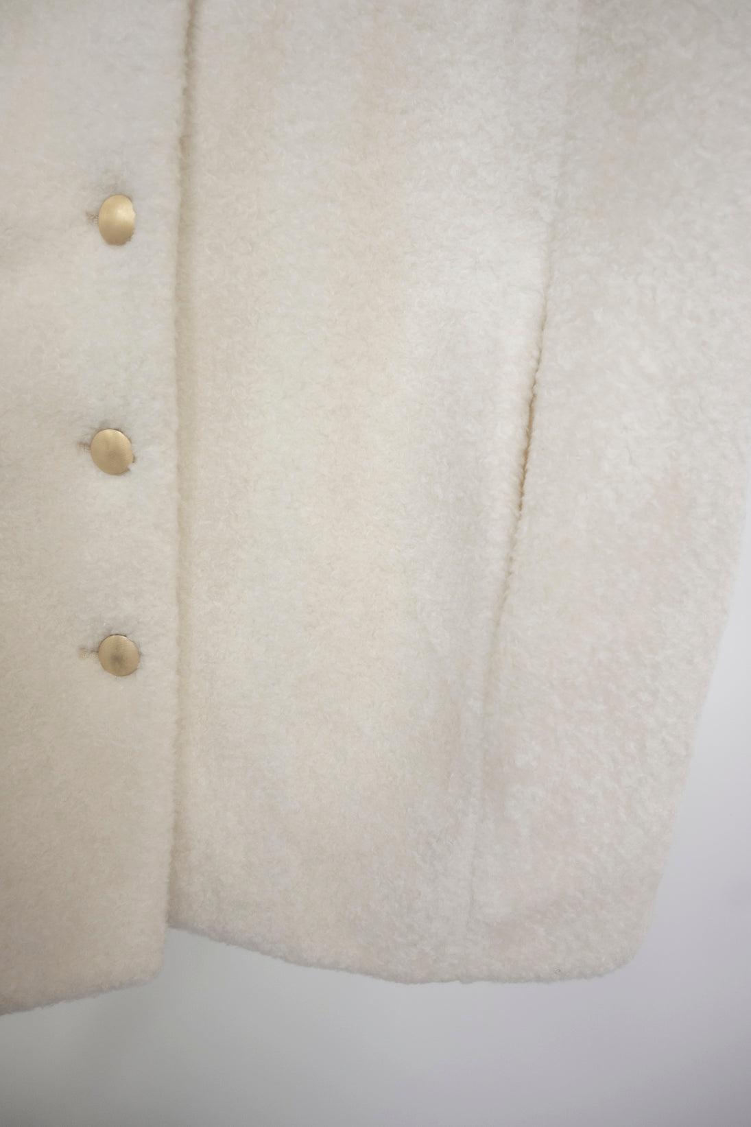 ウール混ボアコート NS-167