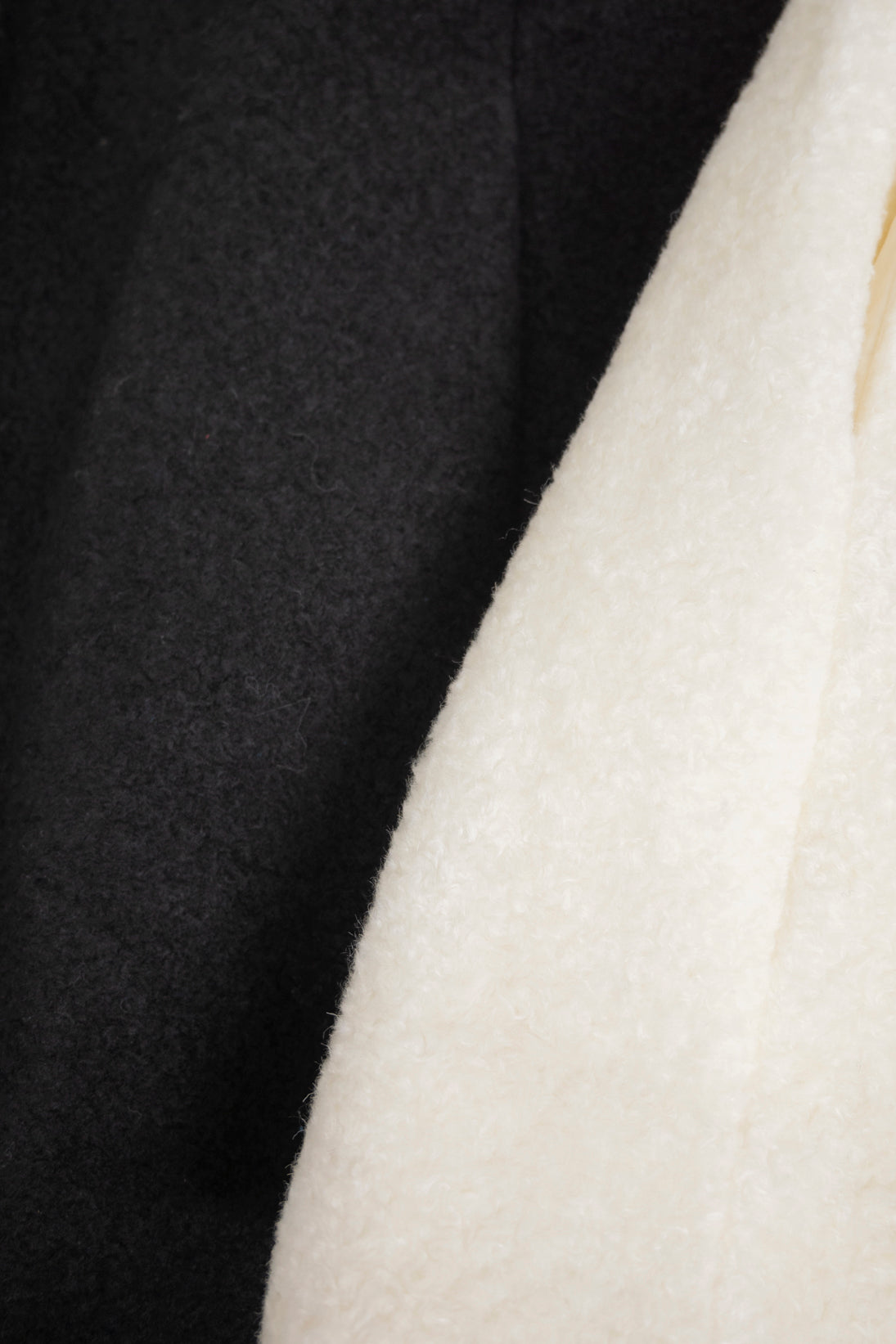 ウール混ボアコート NS-167