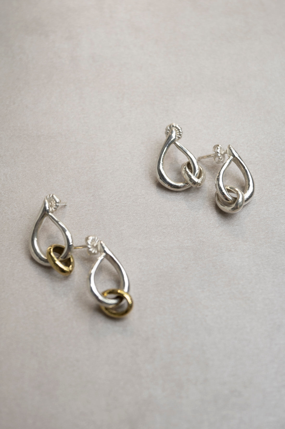 ダブルリングピアス NS-183