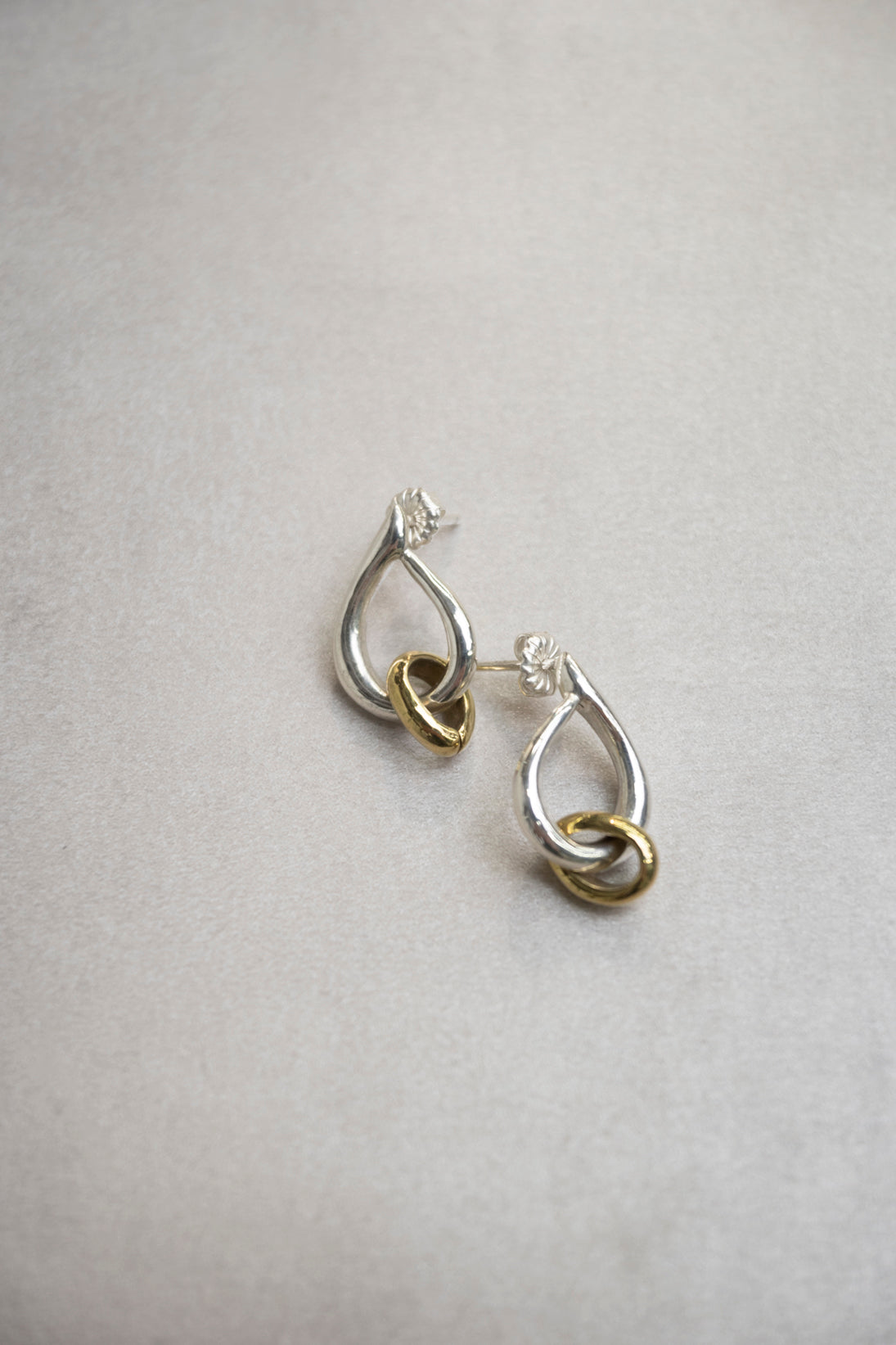 ダブルリングピアス NS-183