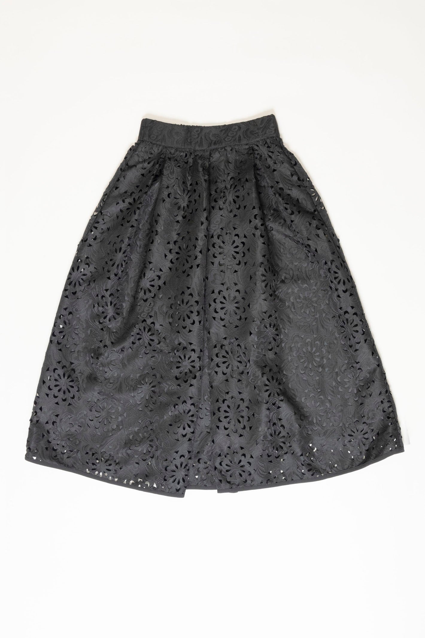 レース調ジャカードタックスカート NS-137