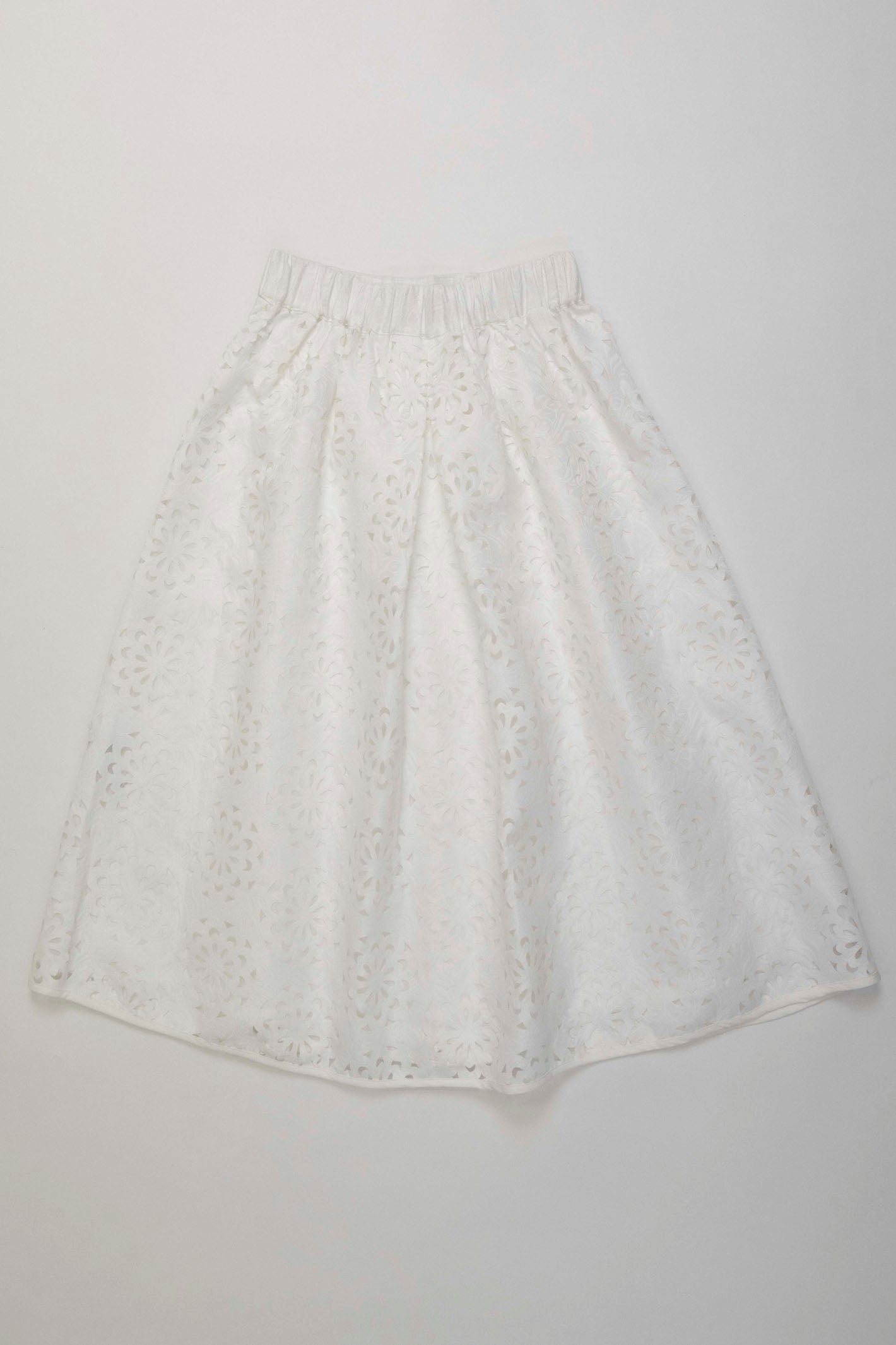 レース調ジャカードタックスカート NS-137