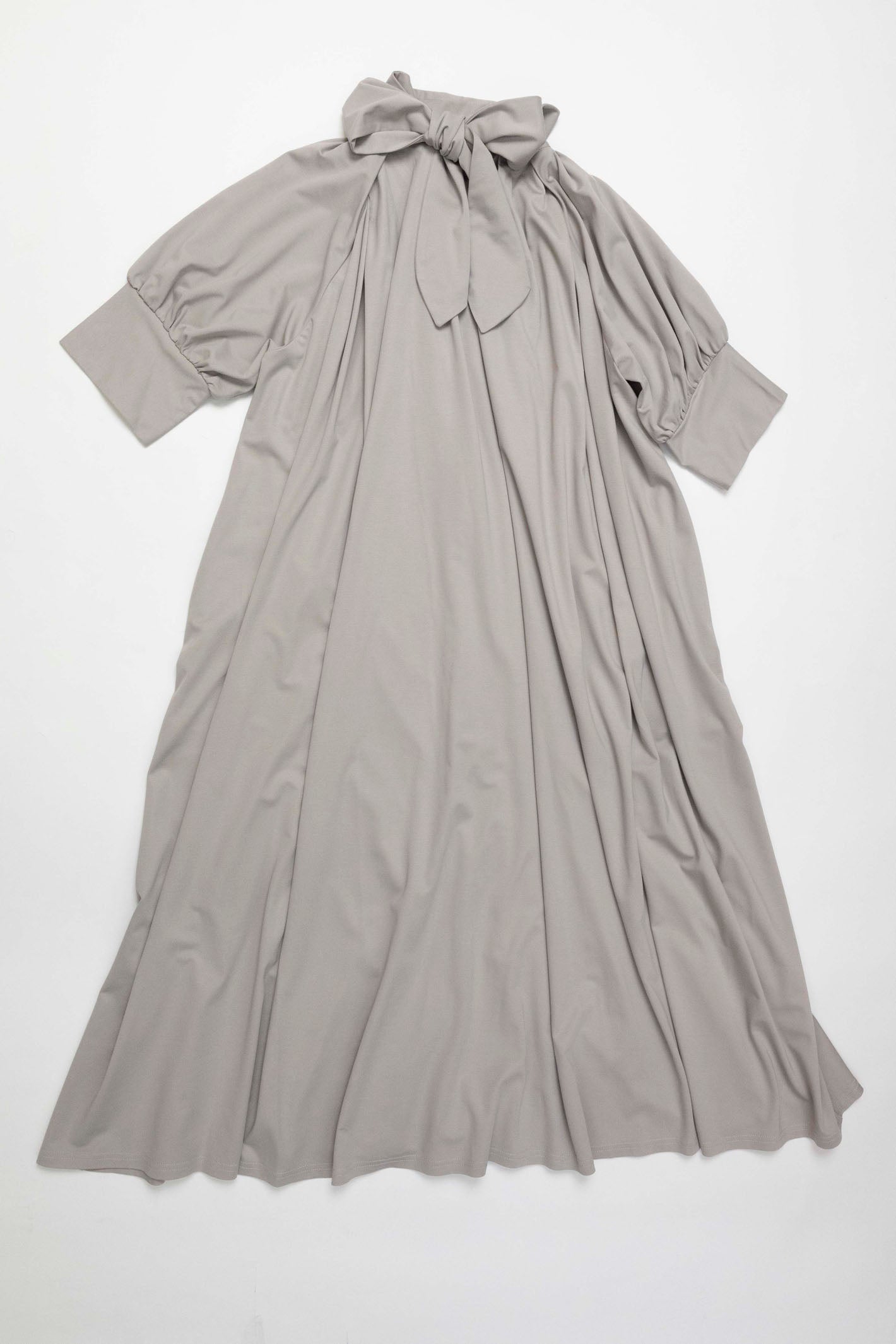 ボウタイカラーカットソーワンピ―ス NS-134