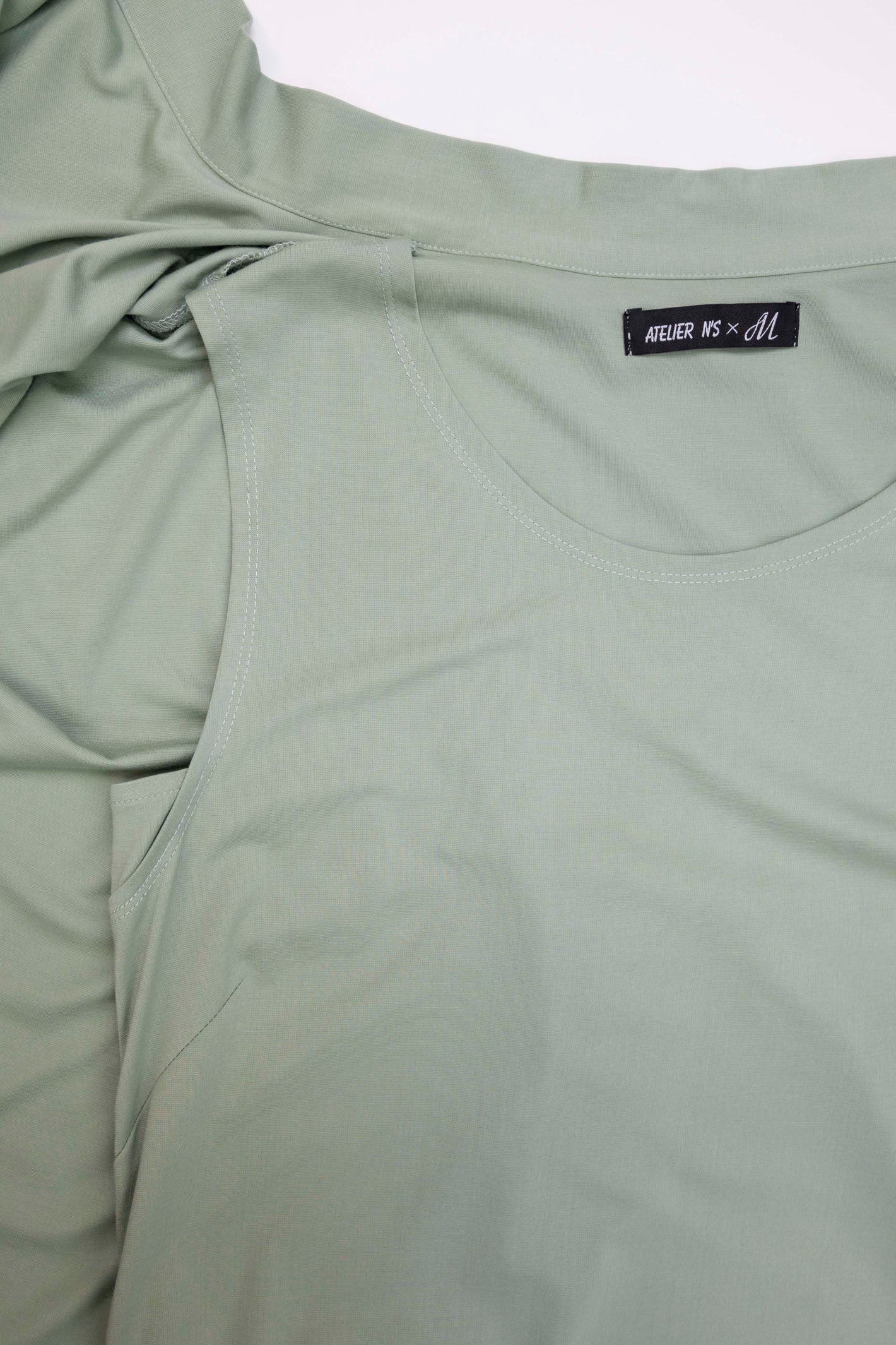 フェイクレイヤードロングワンピース NS-140