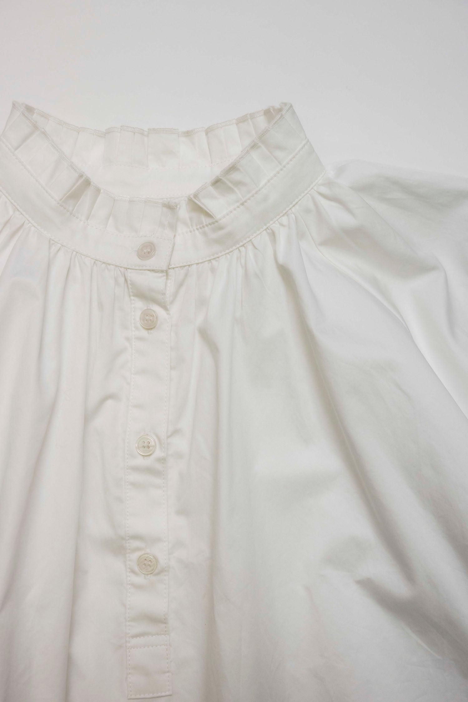 木耳边百褶领  棉束腰  NS-130