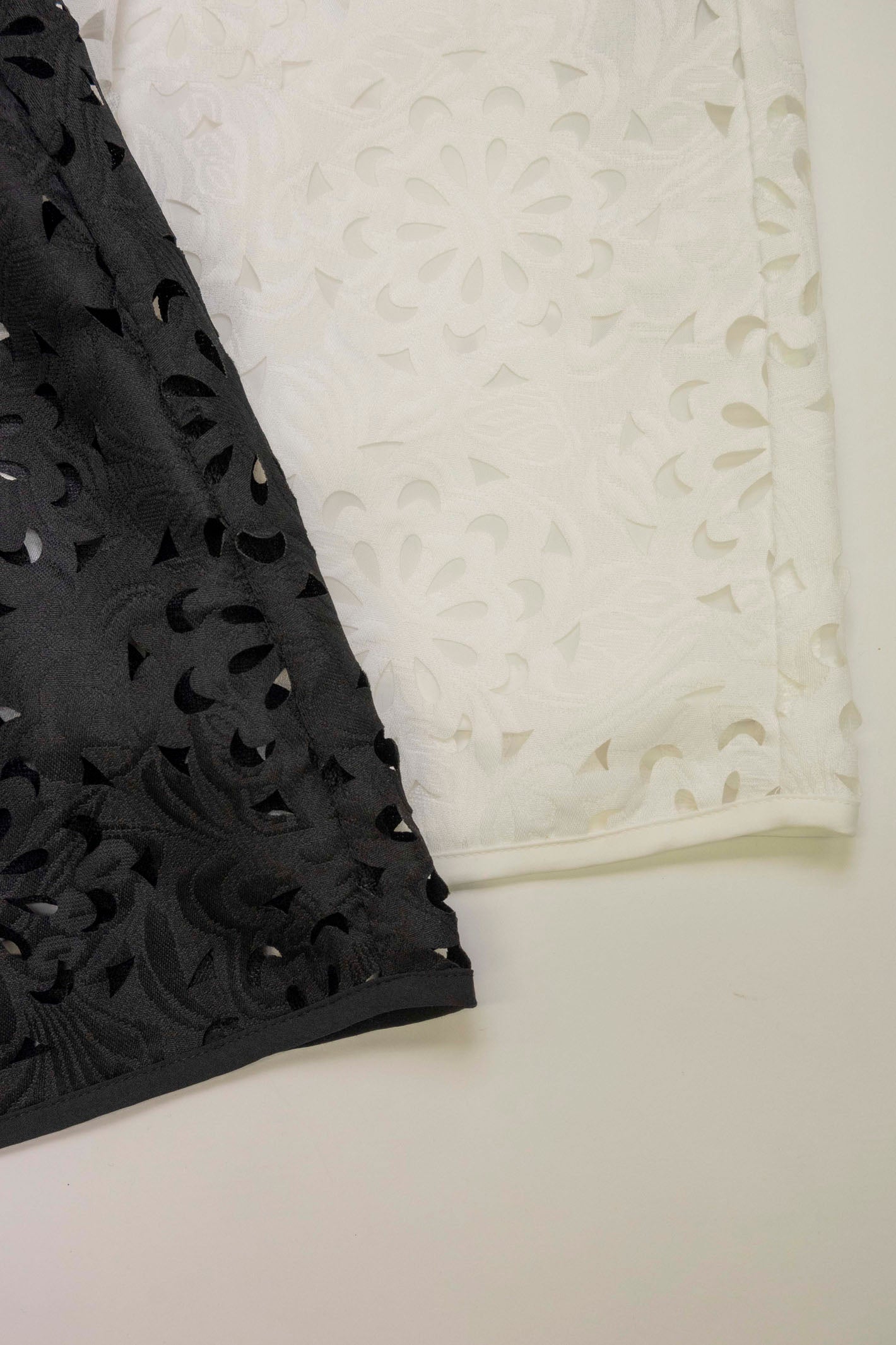 レース調ジャカードタックスカート NS-137