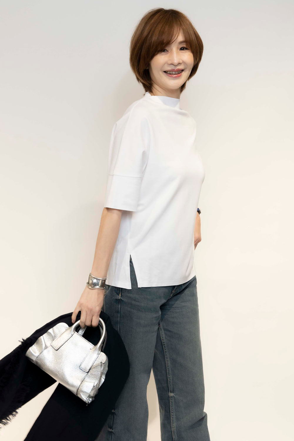 ボトルネックカットソートップ NS-136