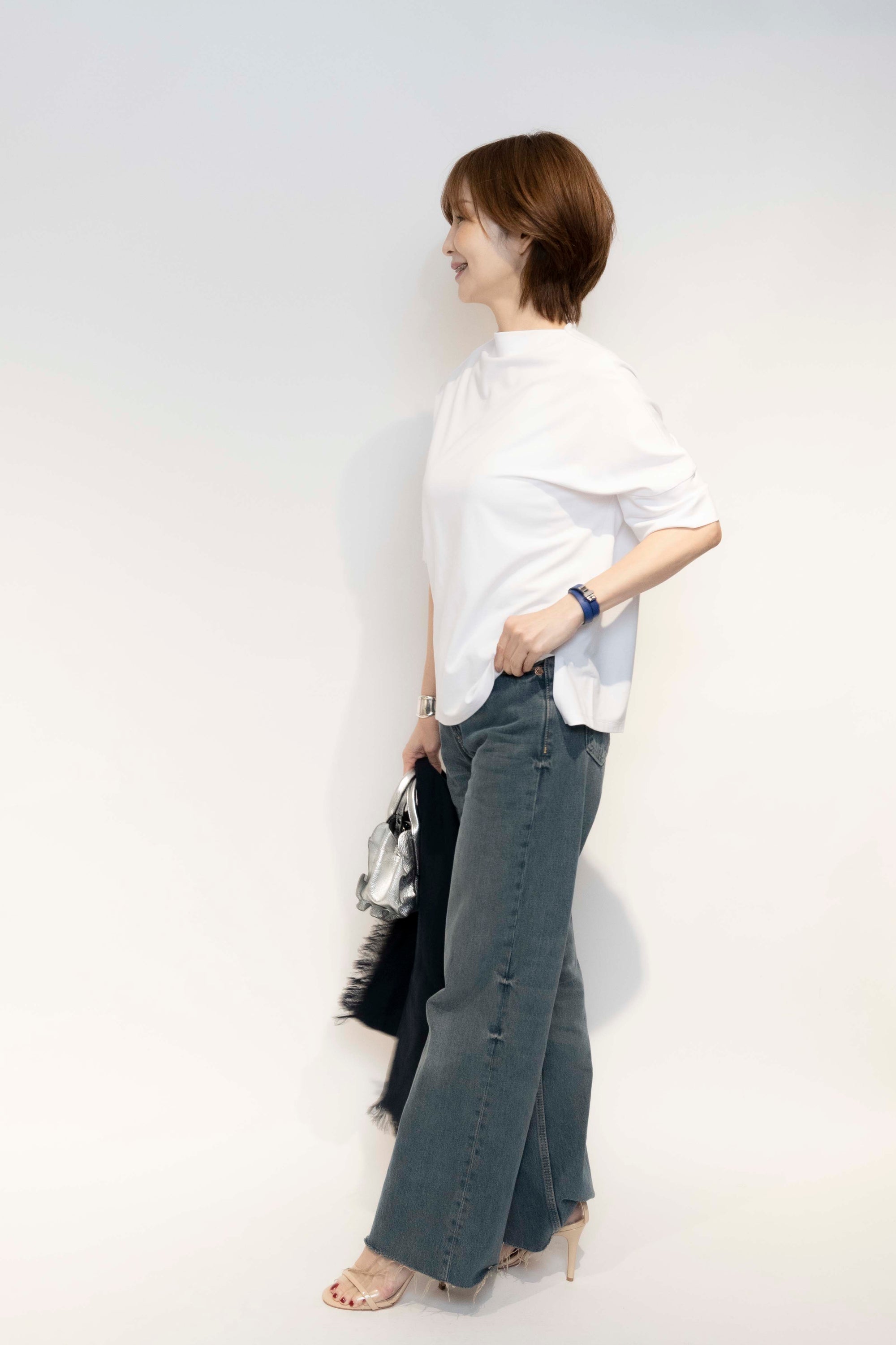 ボトルネックカットソートップ NS-136