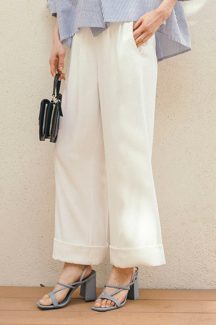 ダブルヘムワイドパンツ NS-103