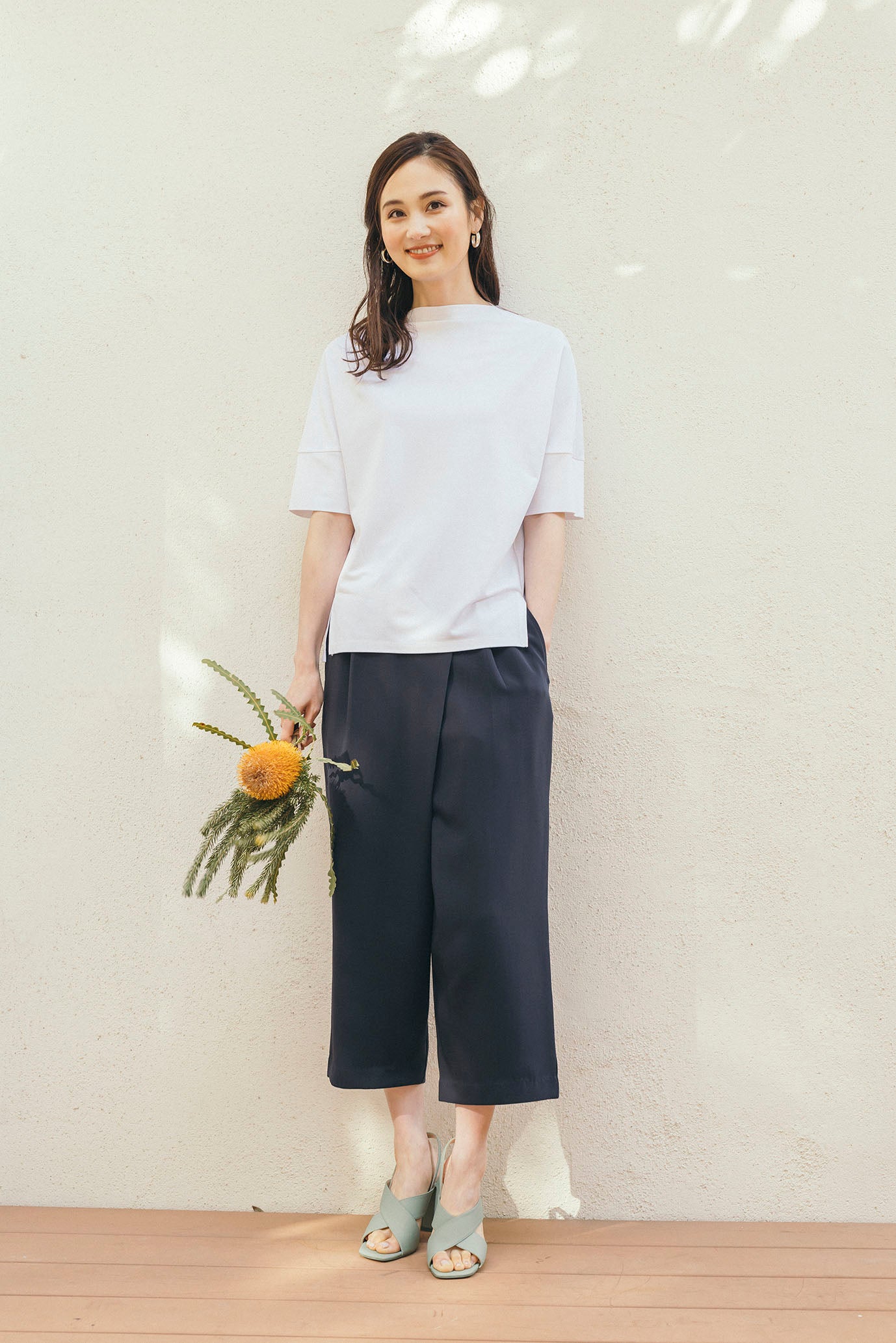 ボトルネックカットソートップ NS-136