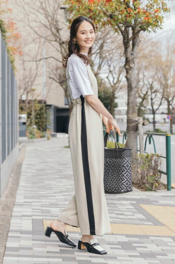 配色ライン入りオールインワン NS-150