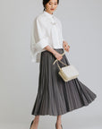 ロングプリーツスカート NS-033