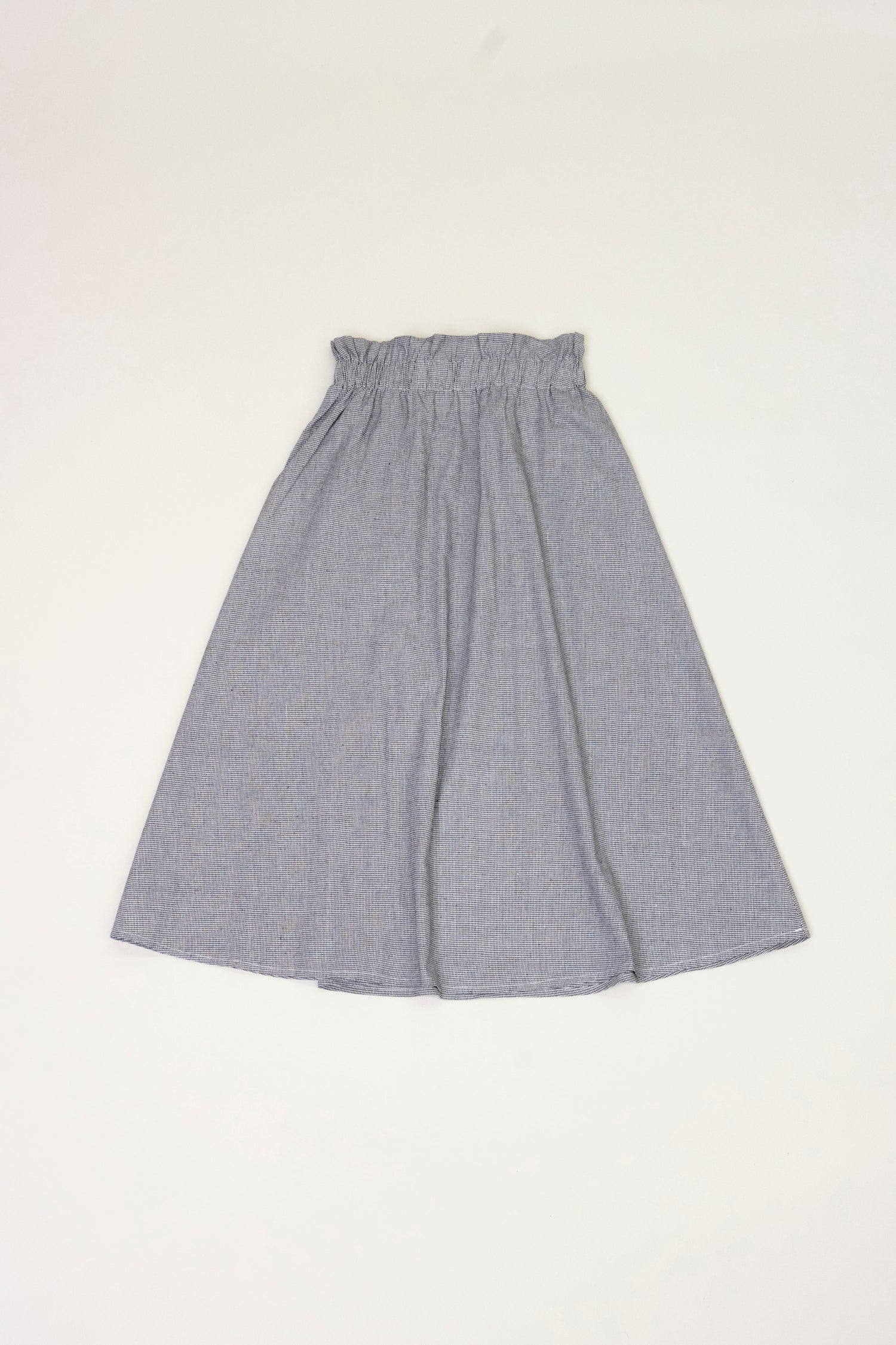 フロントバックル チェックスカート