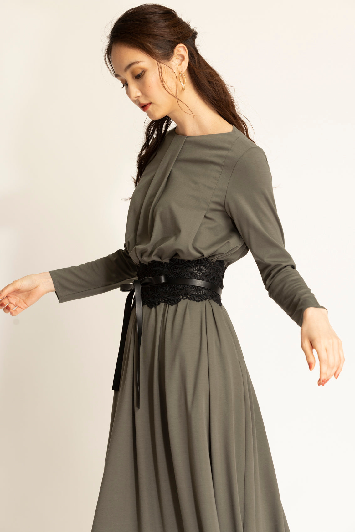 レース使いサッシュベルト NS-122