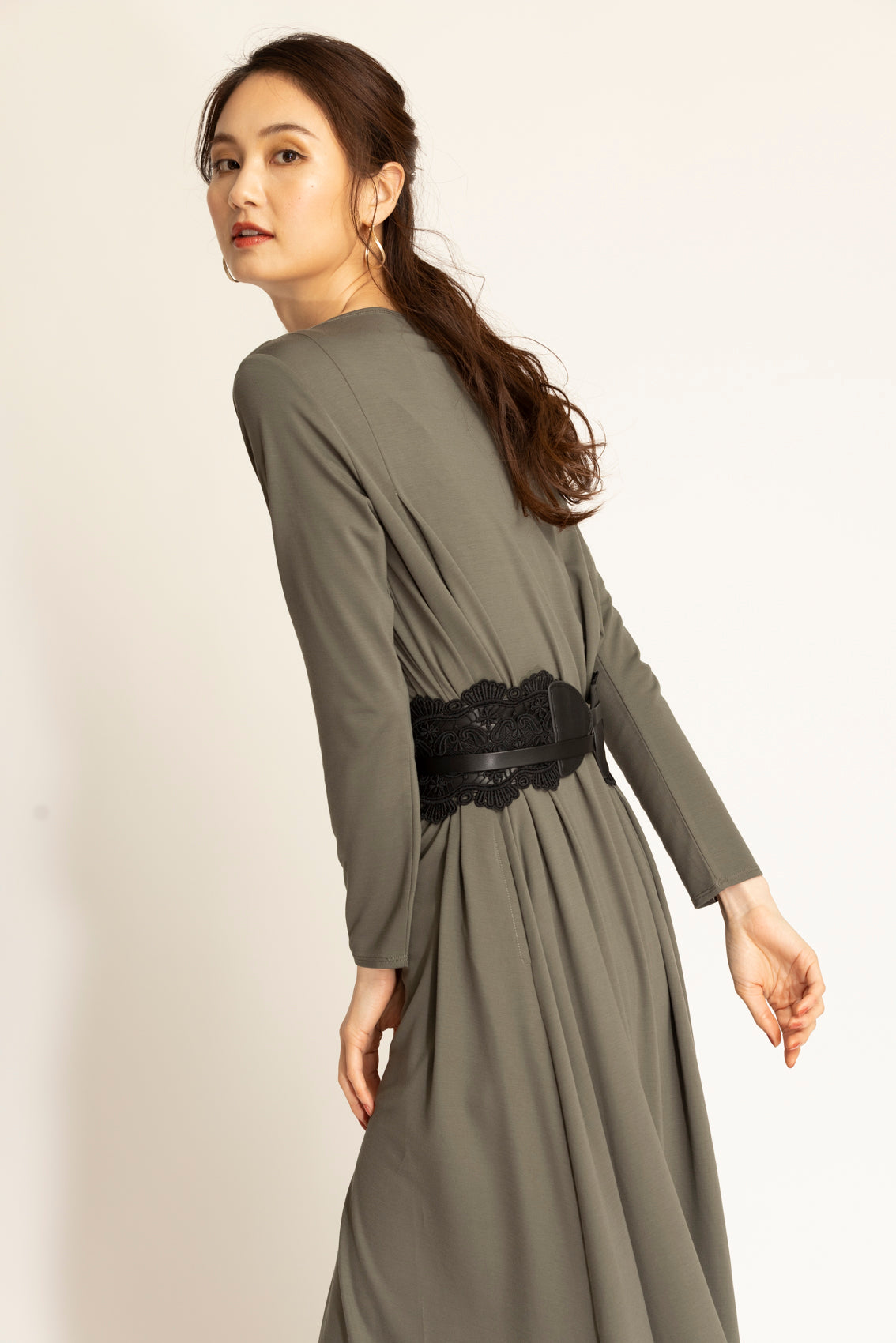 レース使いサッシュベルト NS-122