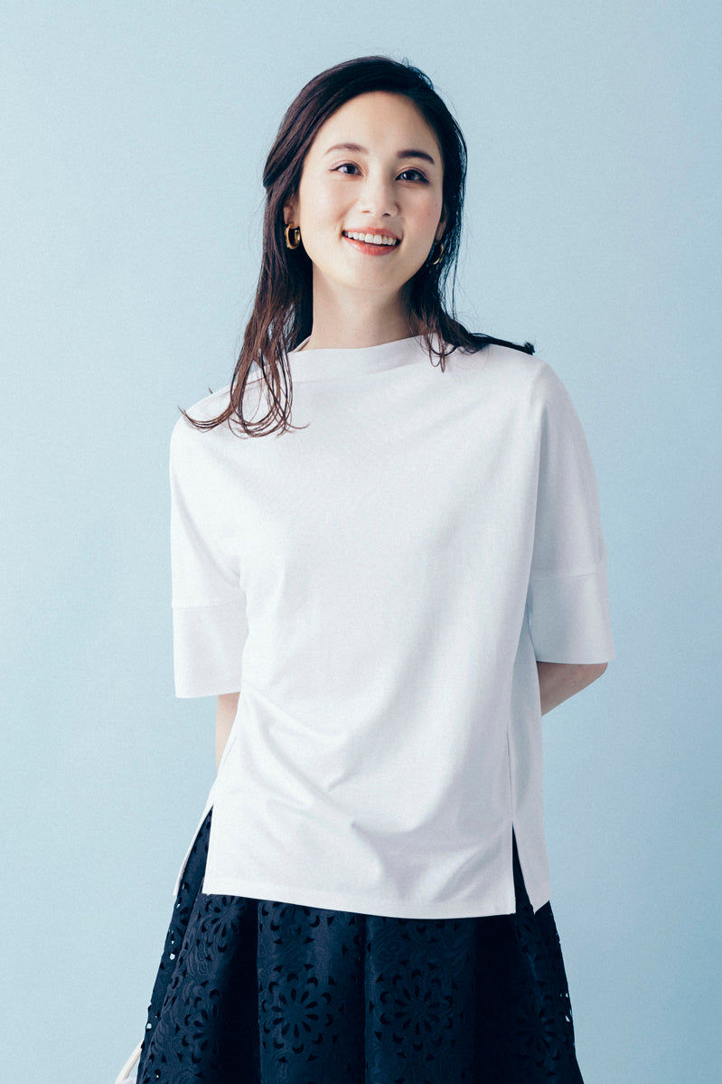 ボトルネックカットソートップ NS-136