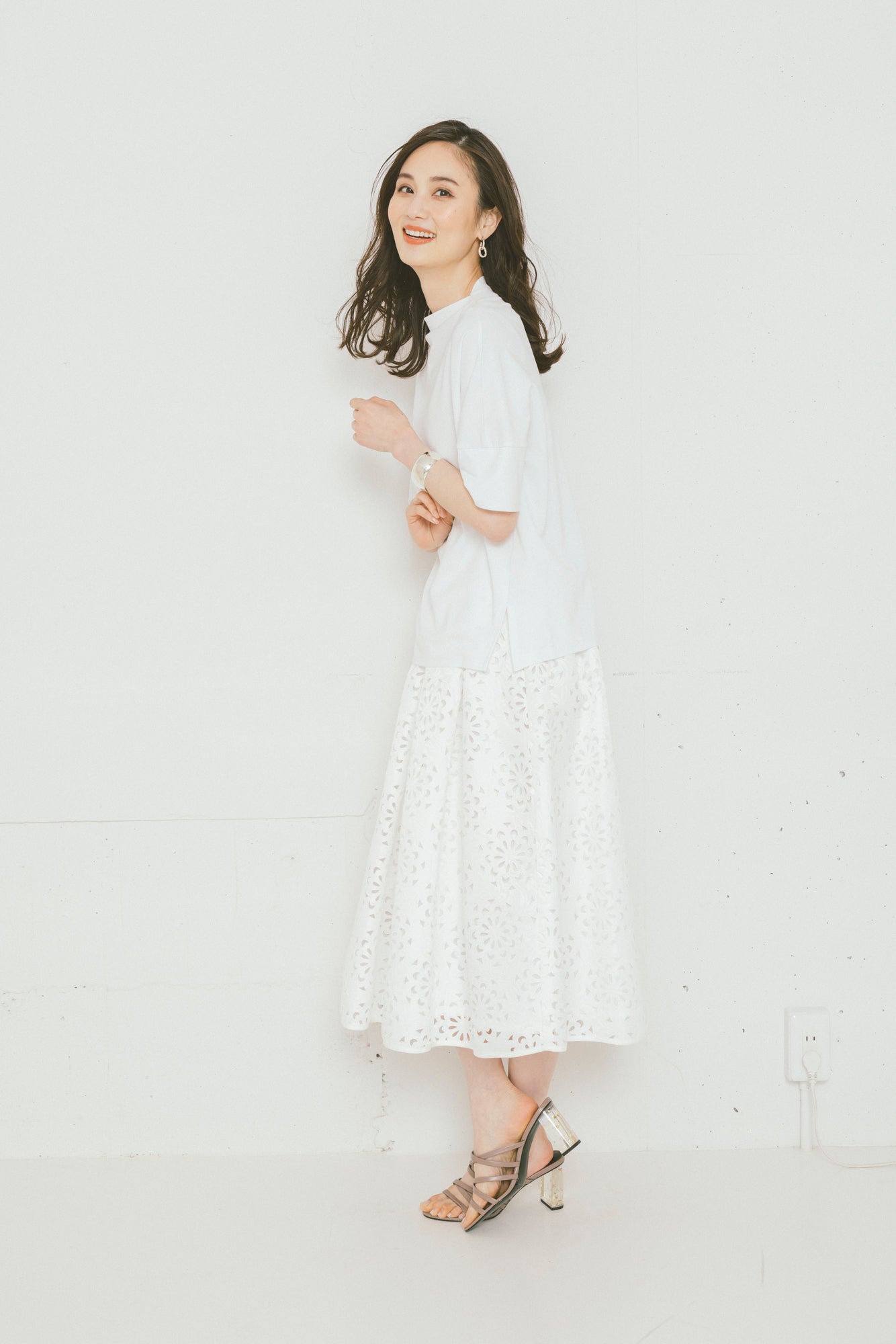 ボトルネックカットソートップ NS-136