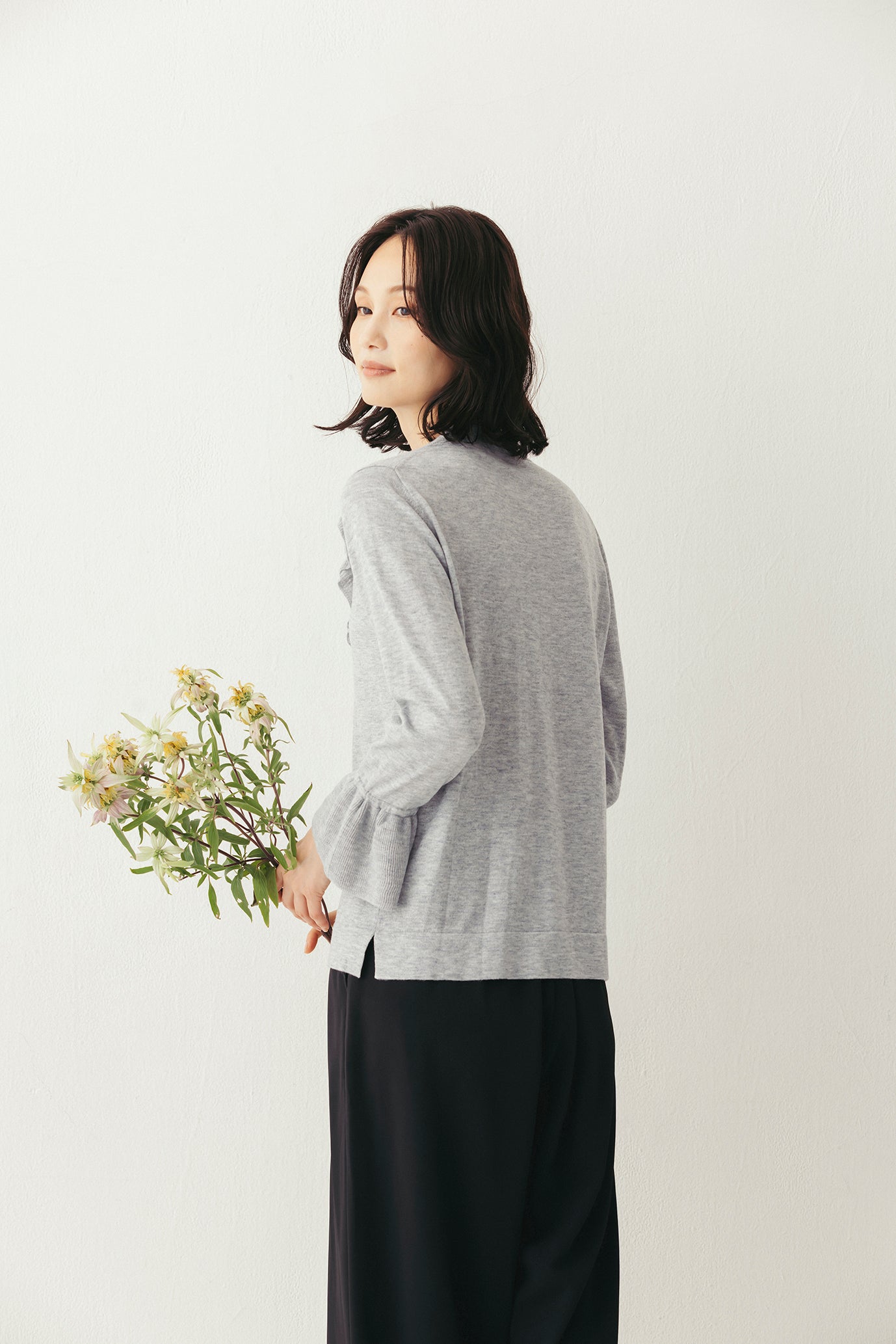 フリルニットトップ NS-336