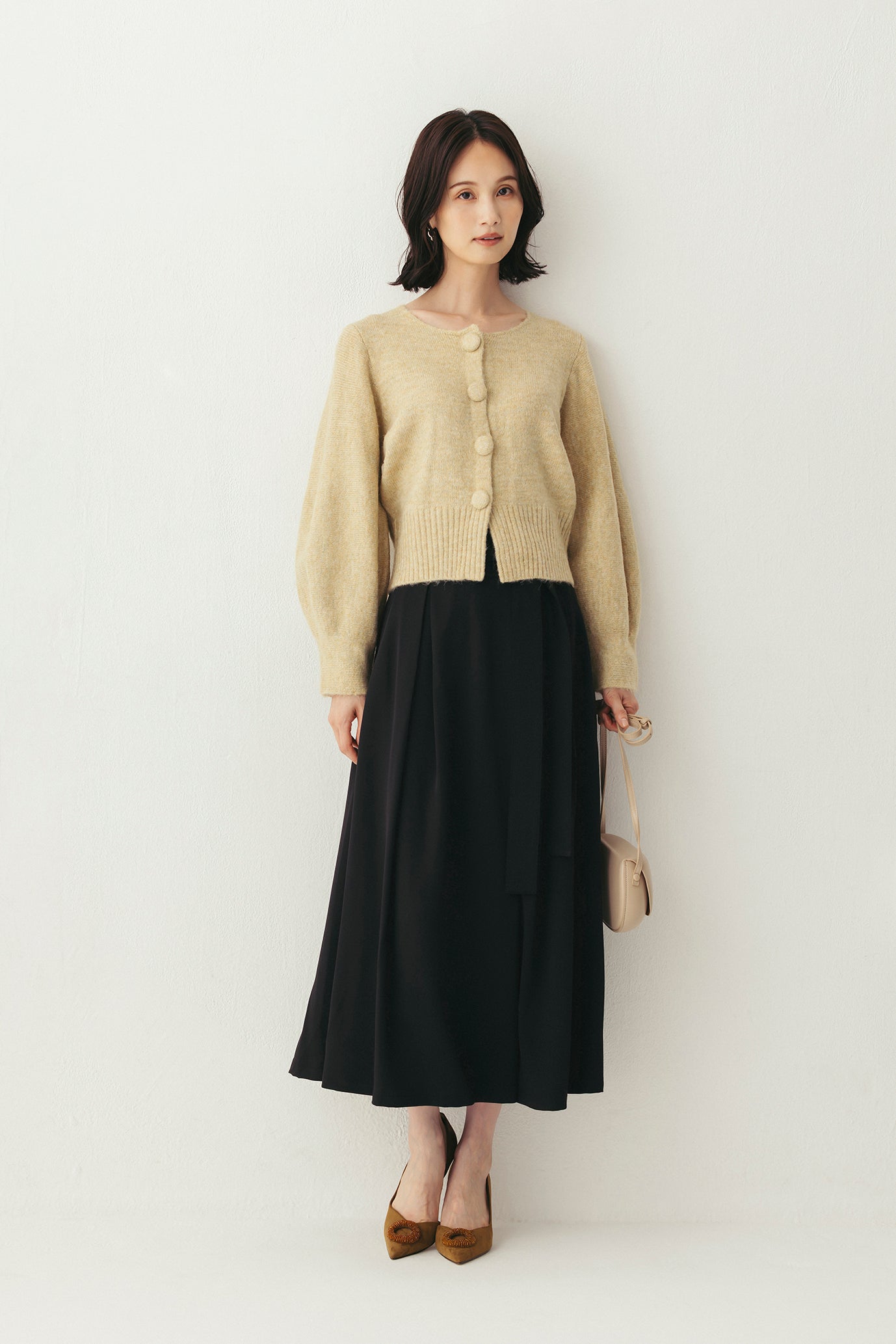 タックスカート（共布ベルト付き） NS-335