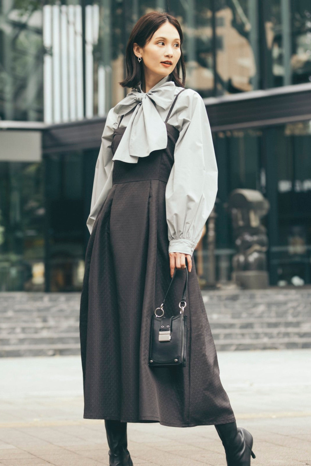 ジャカードキャミソールワンピース NS-356