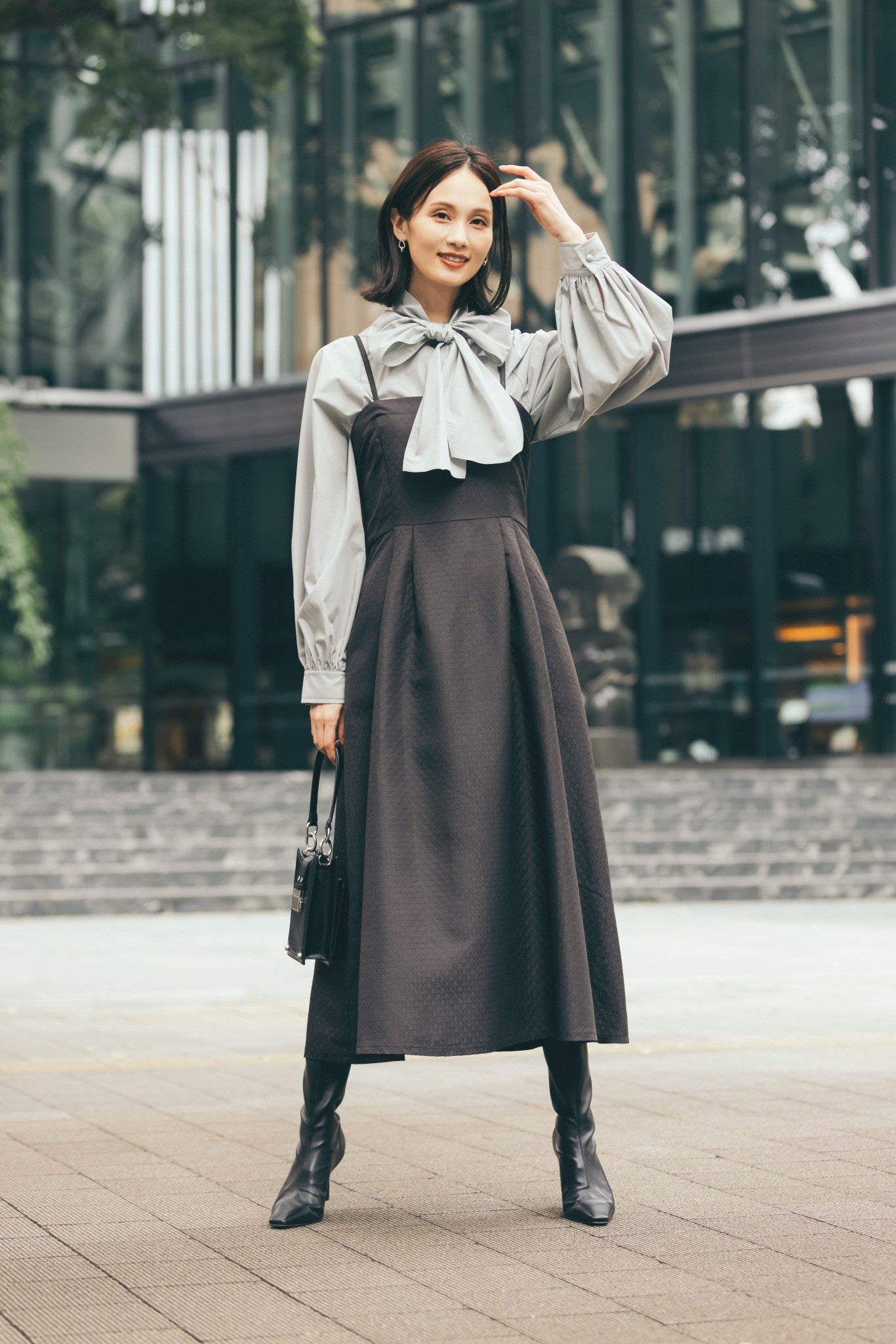 モデル170cm/Mサイズ着用