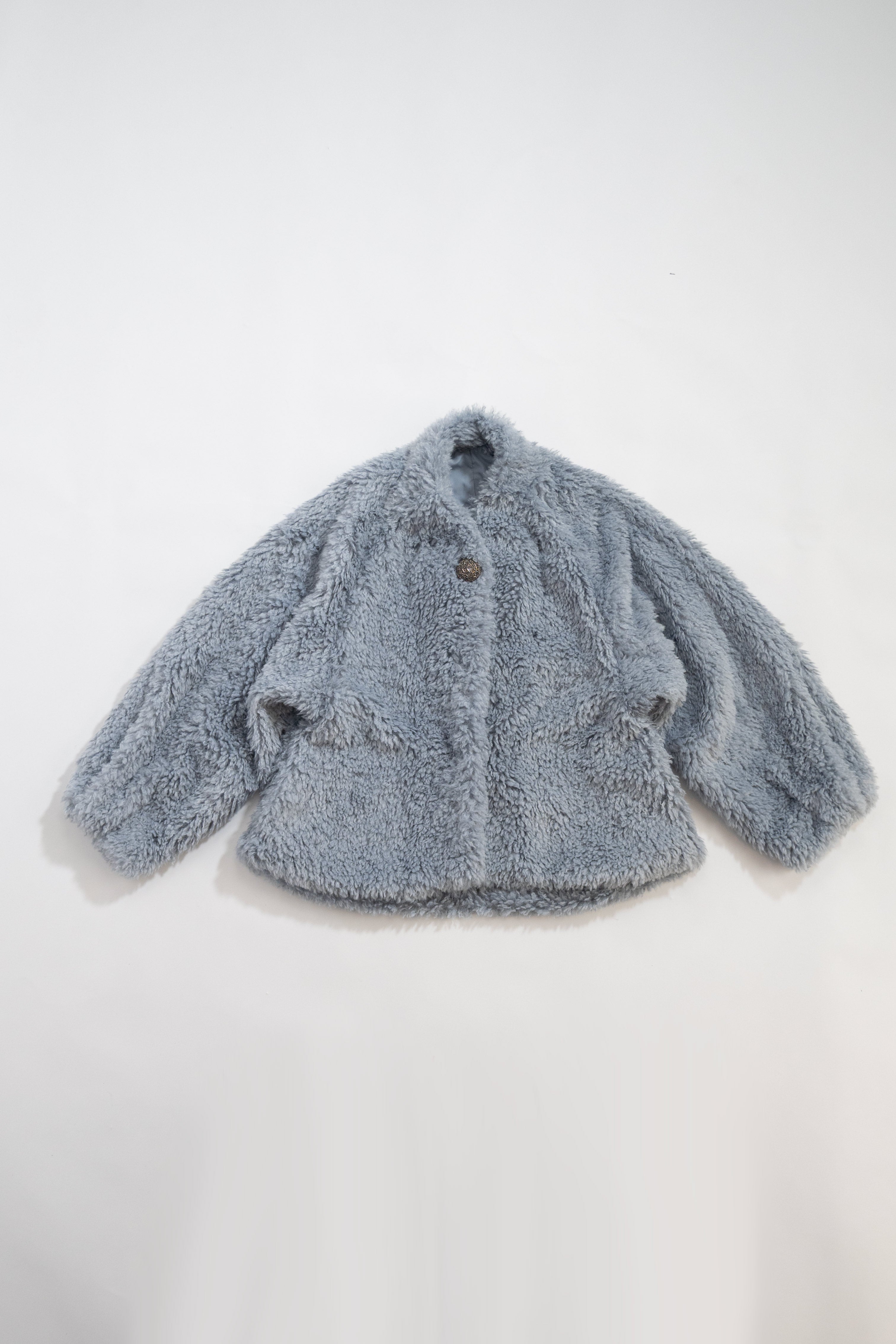 ビジュー釦ボアコート NS-343